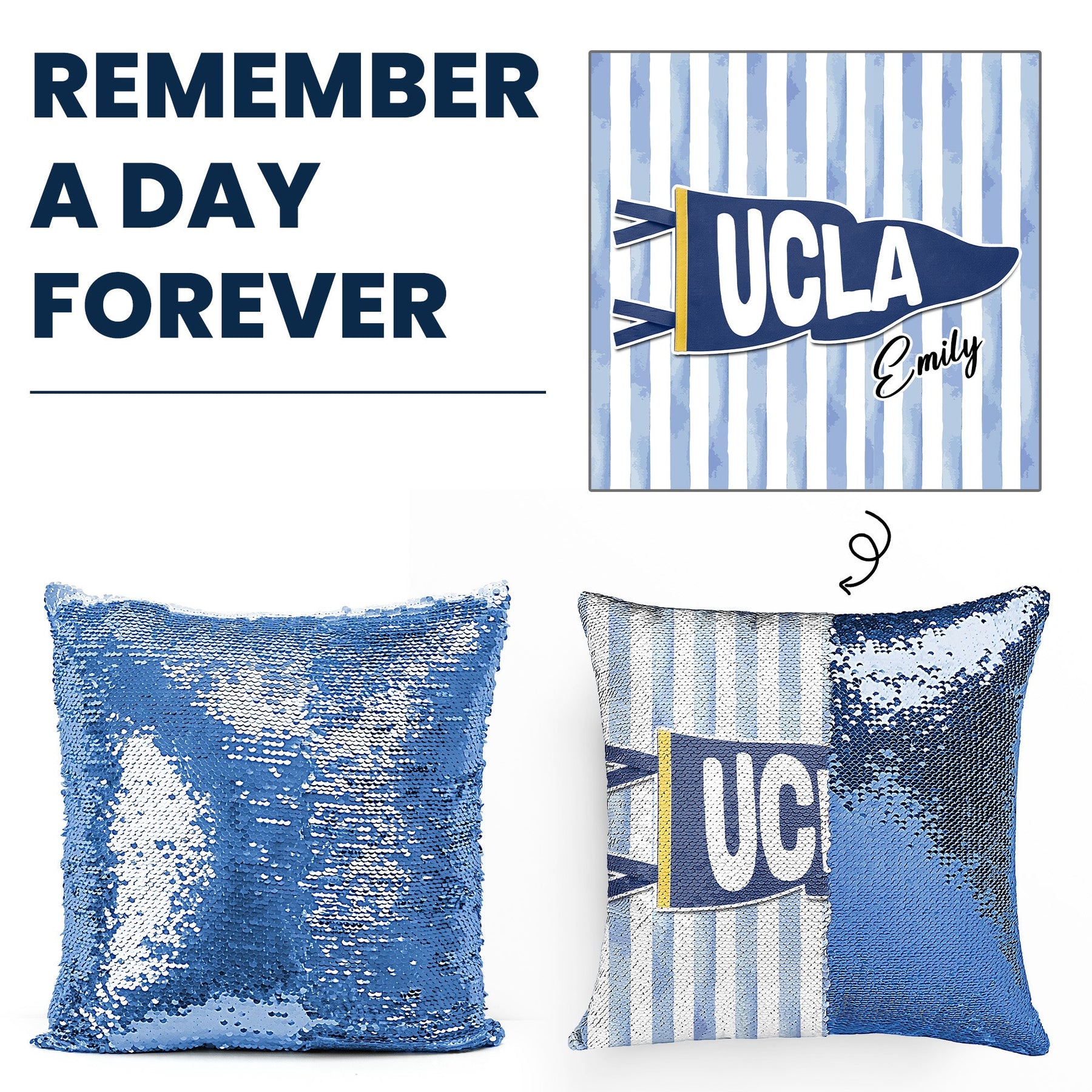 School Pennant Flag - Custom Pillow