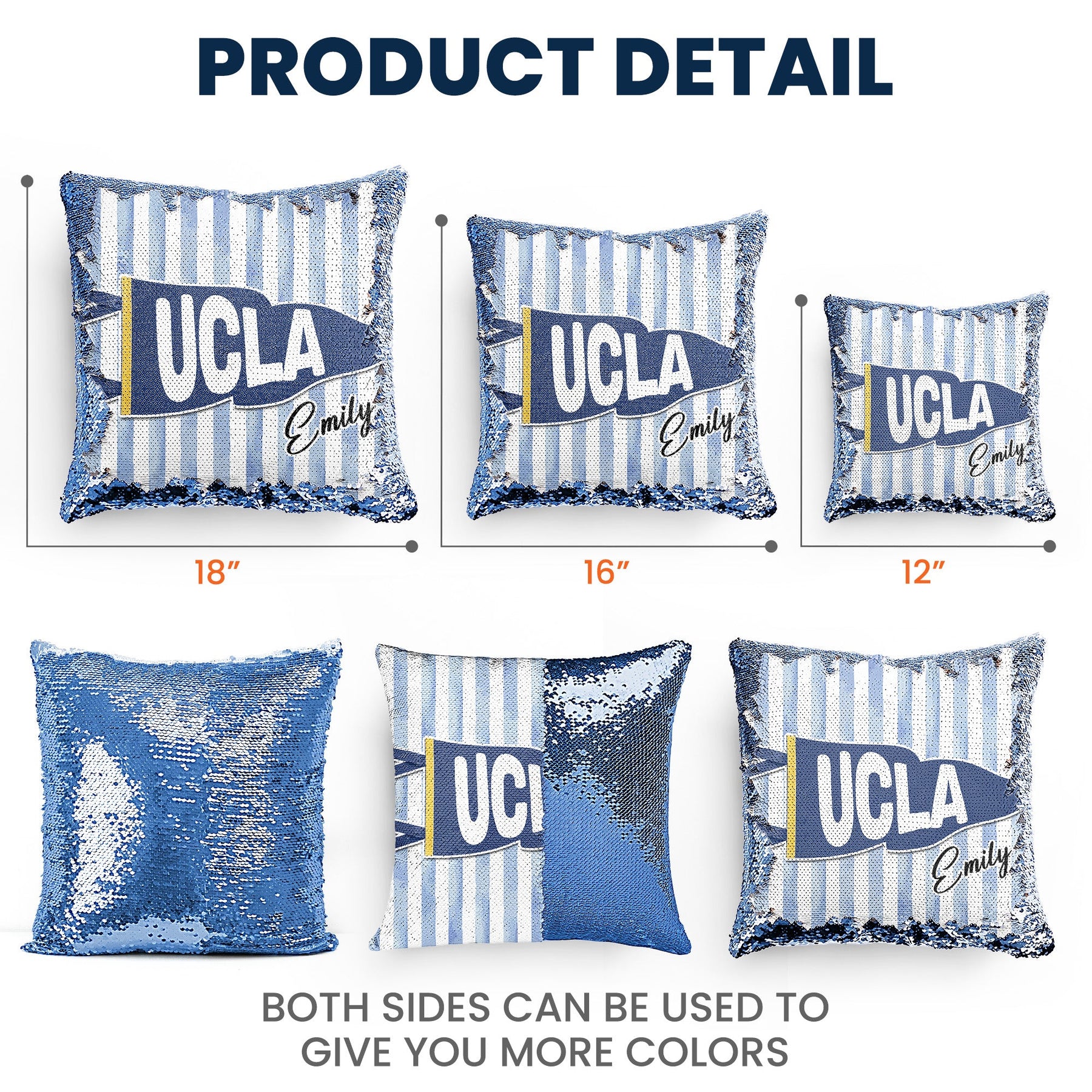 School Pennant Flag - Custom Pillow