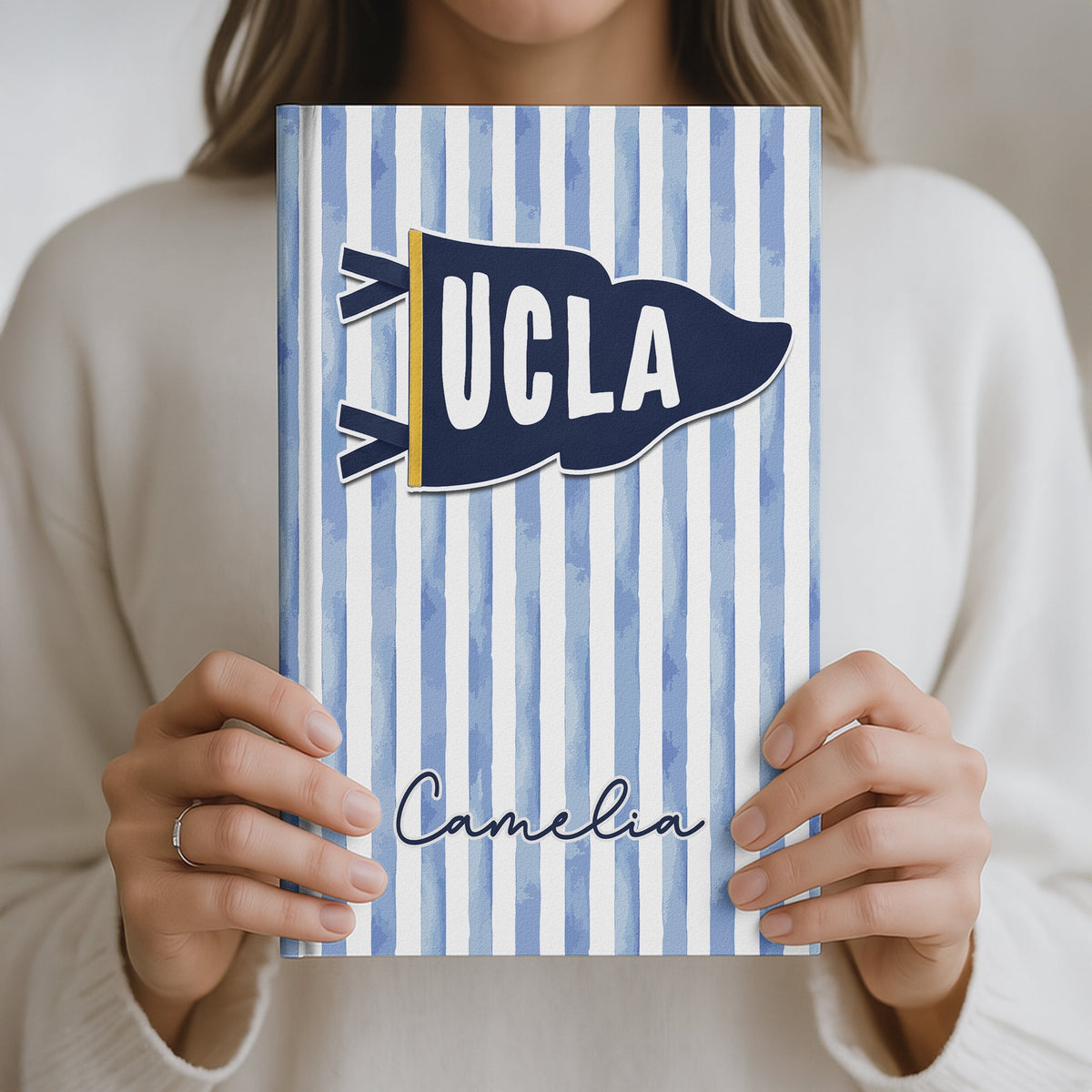 School Pennant Flag - Personalized Journal