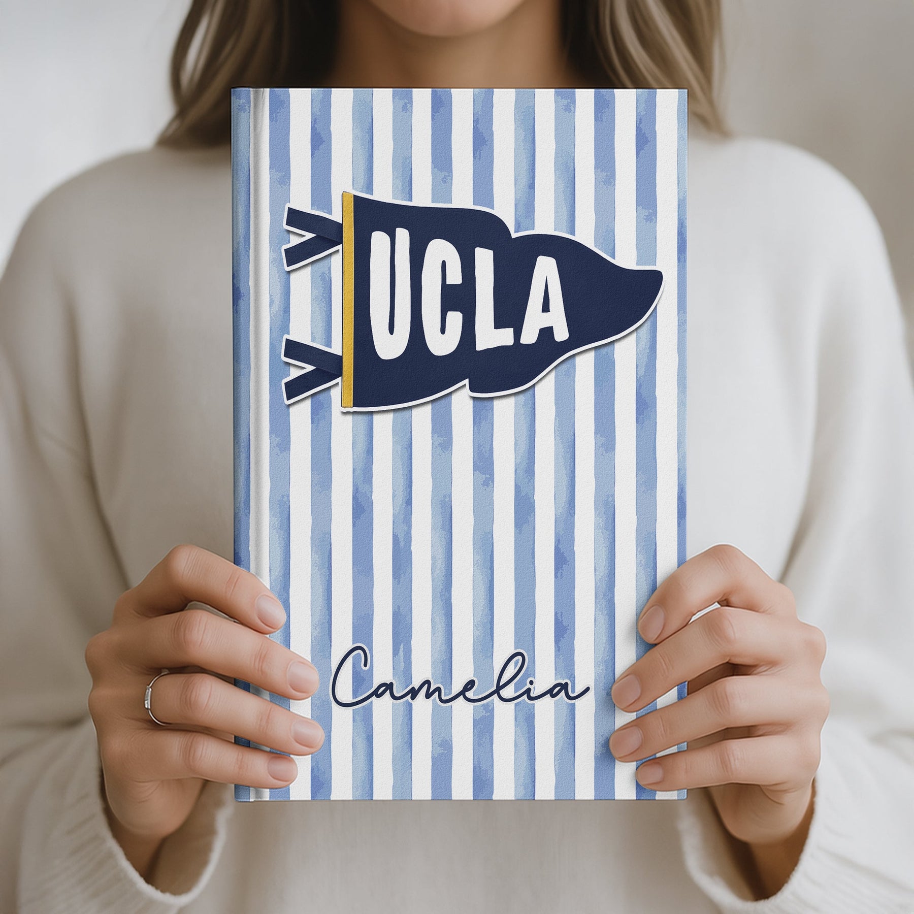 School Pennant Flag - Personalized Journal