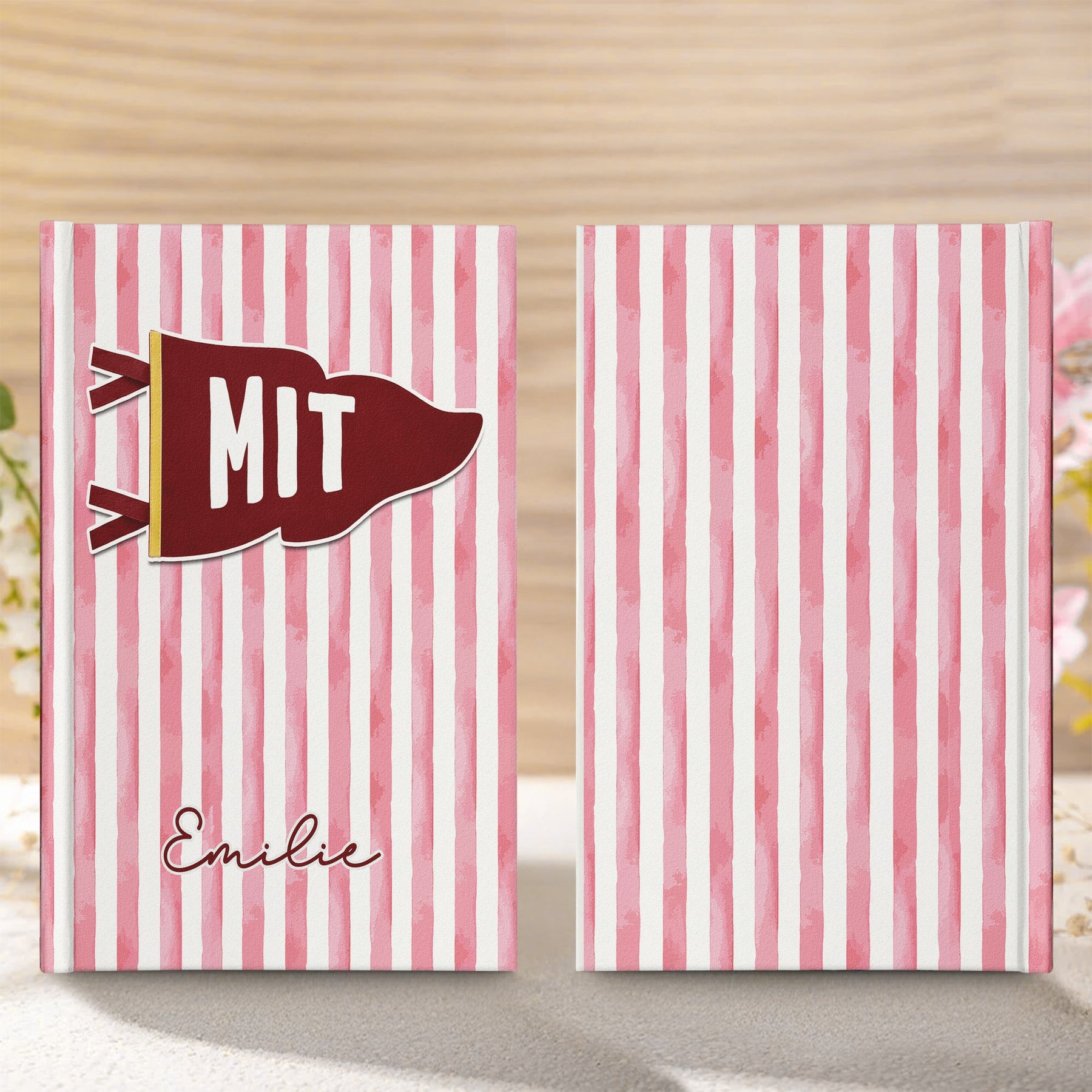 School Pennant Flag - Personalized Journal