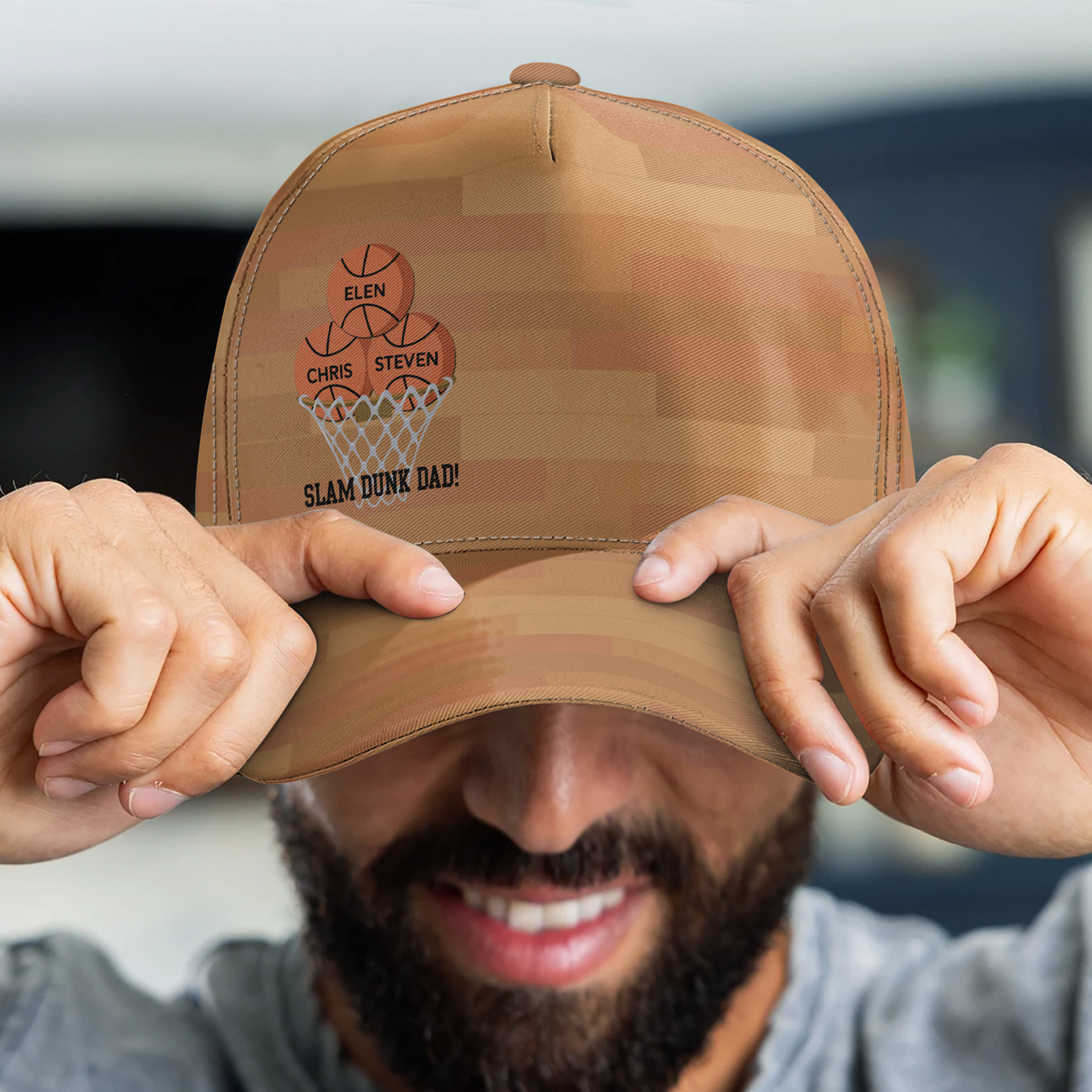 Slam Dunk Dad! - Personalized Cap