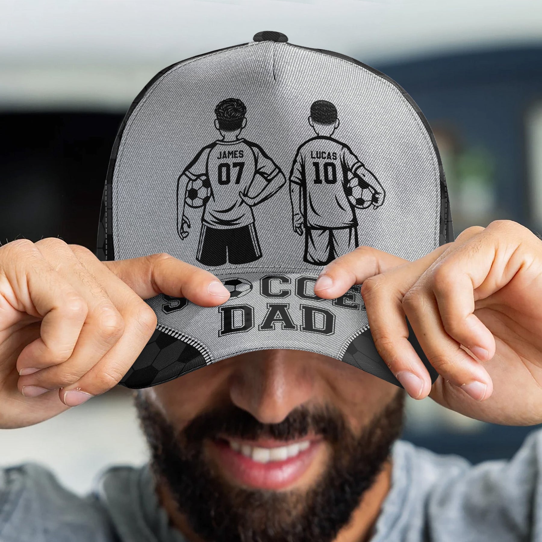 Soccer Dad, Grandpa - Personalized Cap