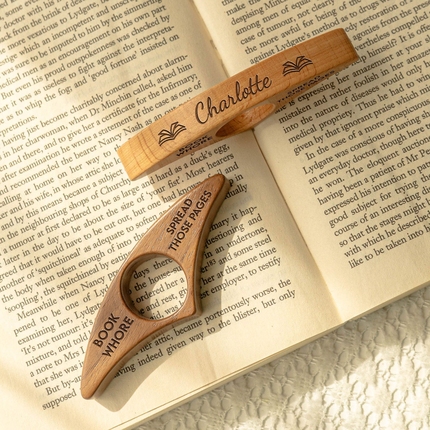 Spread Those Pages - Personalized Book Page Holder
