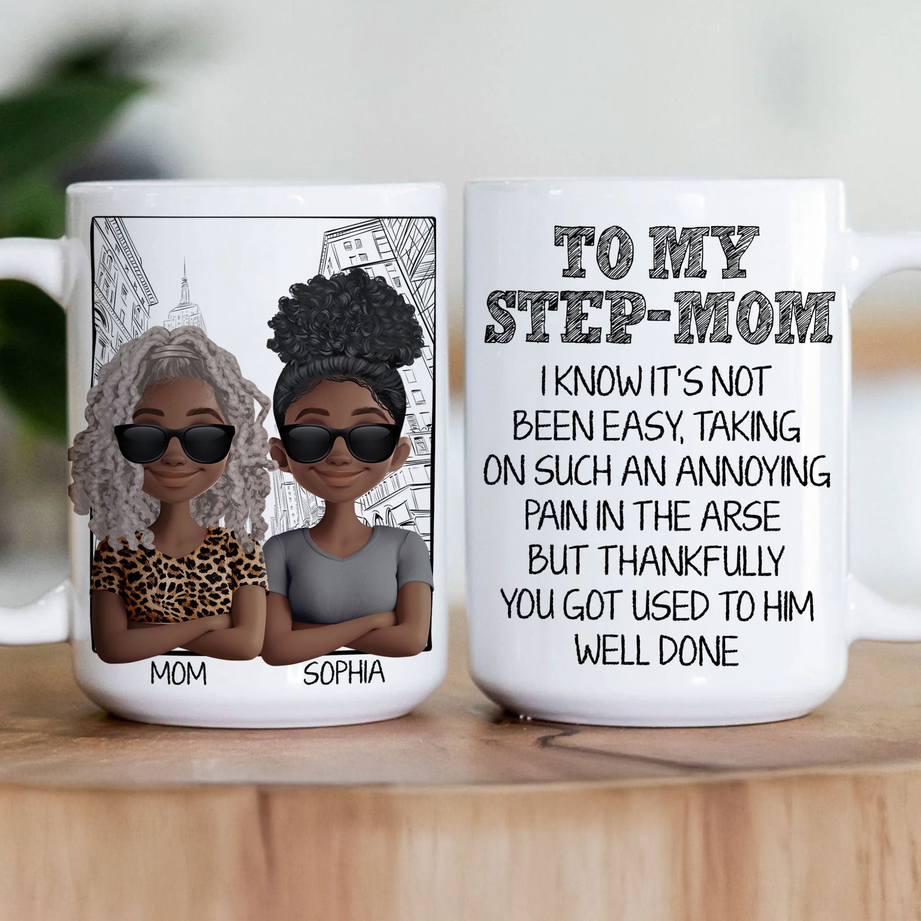 Step Mom - Well Done - Personalized Mug