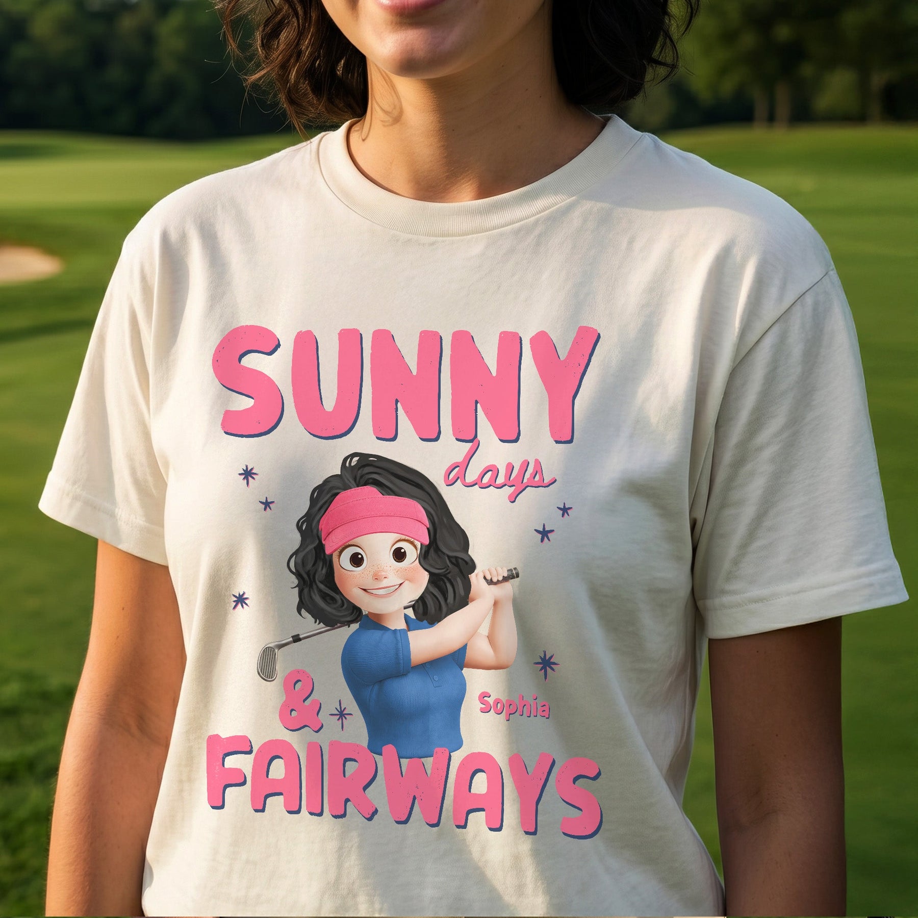 Sunny Days & Fairways - Personalized Shirt