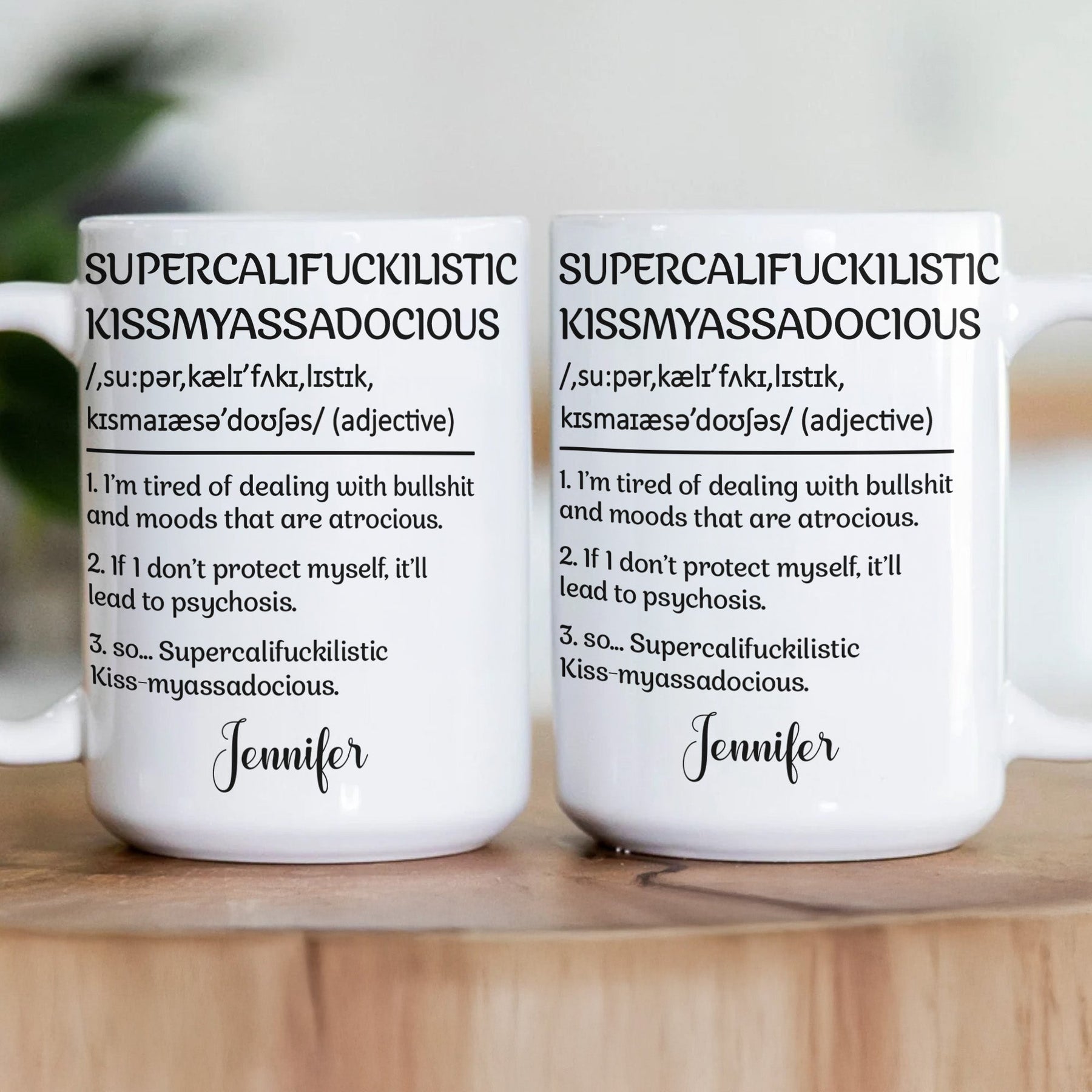 Supercalifuckilistic Funny Gift For Coworker Team - Personalized Mug