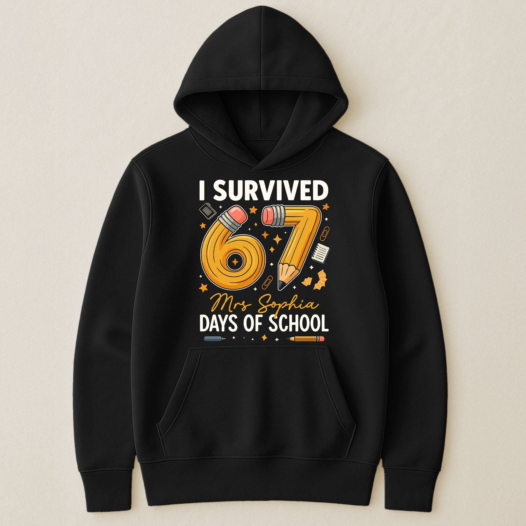 Teacher Survived 67 Days Of School - Personalized Shirt
