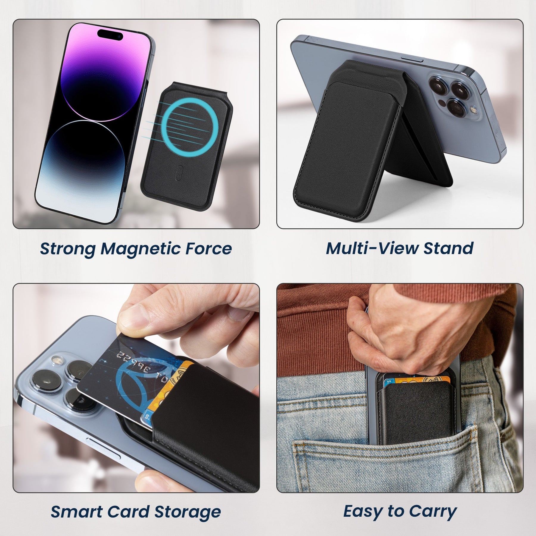 The Call I Wish I Could Take - Personalized Photo Wallet Compatible With Magsafe