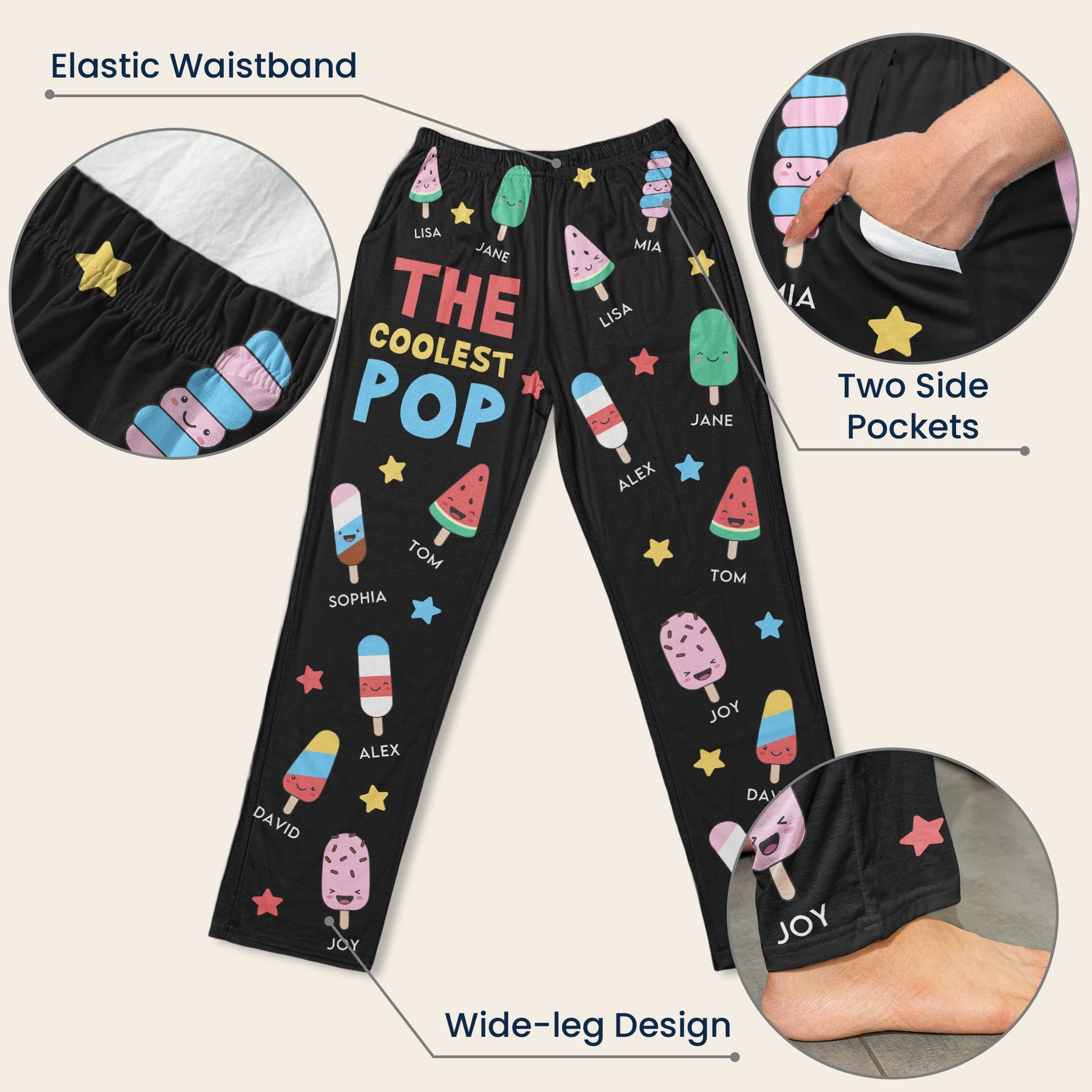 The Coolest Pop - Personalized Lounge Pants