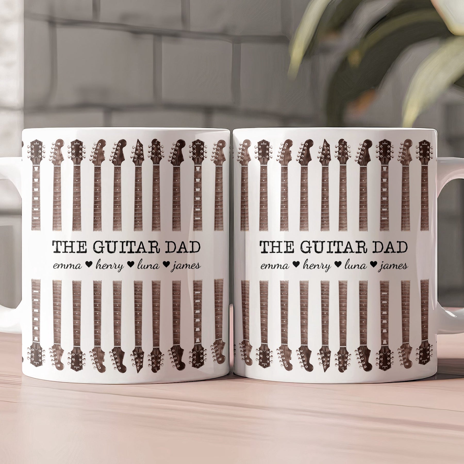 The Guitar Dad Father's Day Gift For Dad, Husband - Personalized Mug