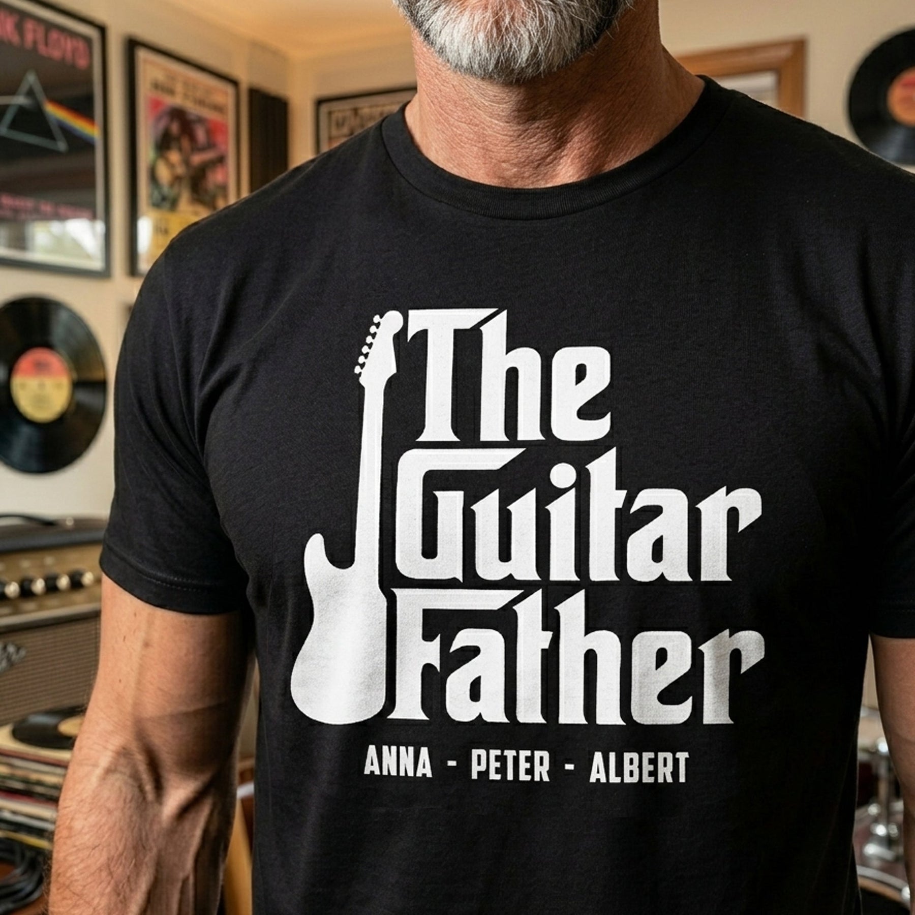 The Guitar Father - Personalized Shirt