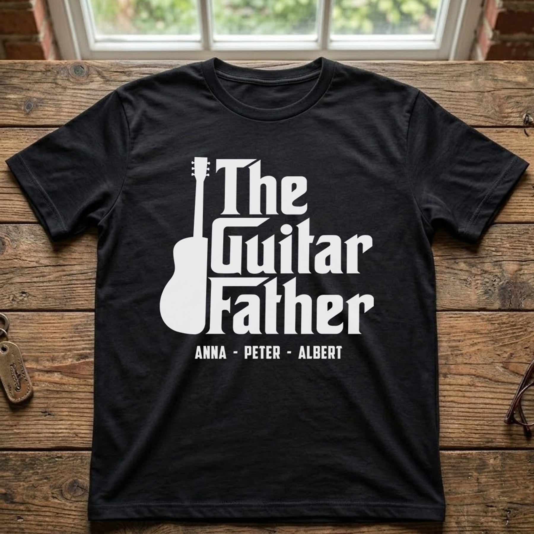 The Guitar Father - Personalized Shirt