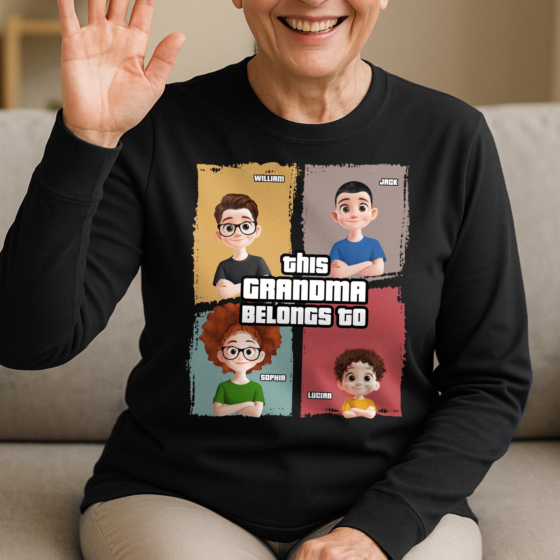 This Belongs To - Custom Long Sleeve T-Shirt