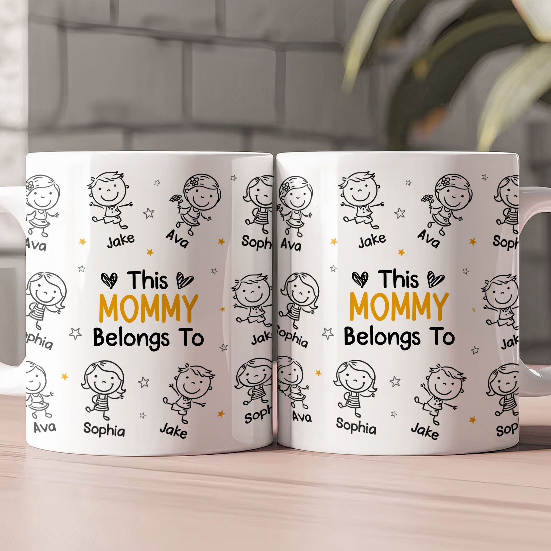 This Dad Mom Belongs To - Personalized Mug