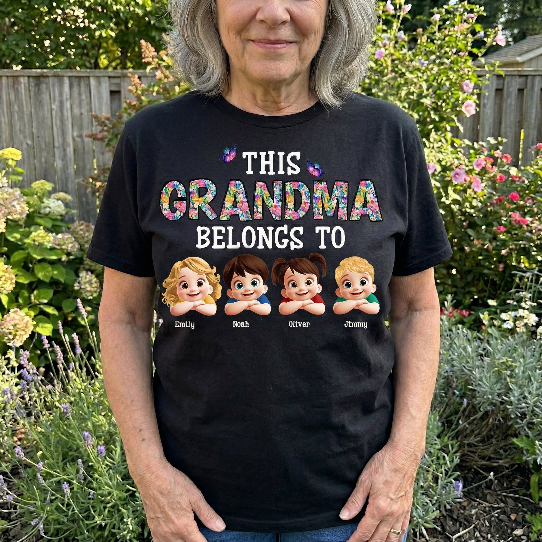 This Grandma Belongs To Peeking 3D - Personalized Shirt