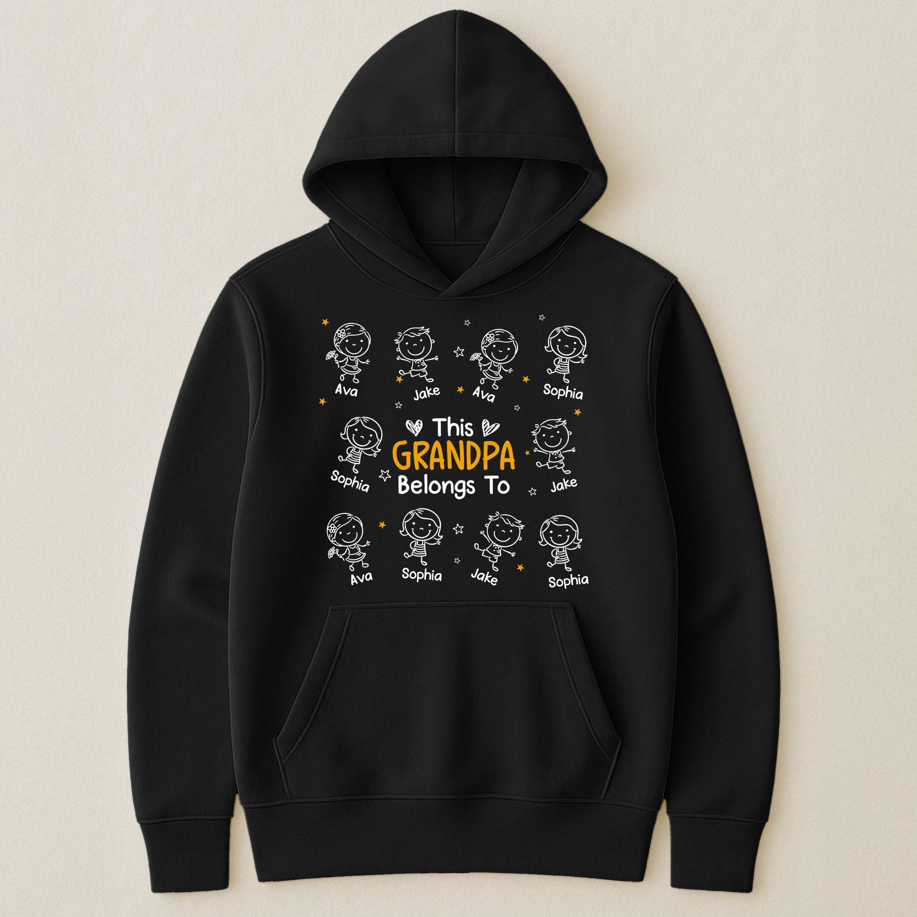 This Grandpa Belongs To Doodle Ver - Personalized Shirt