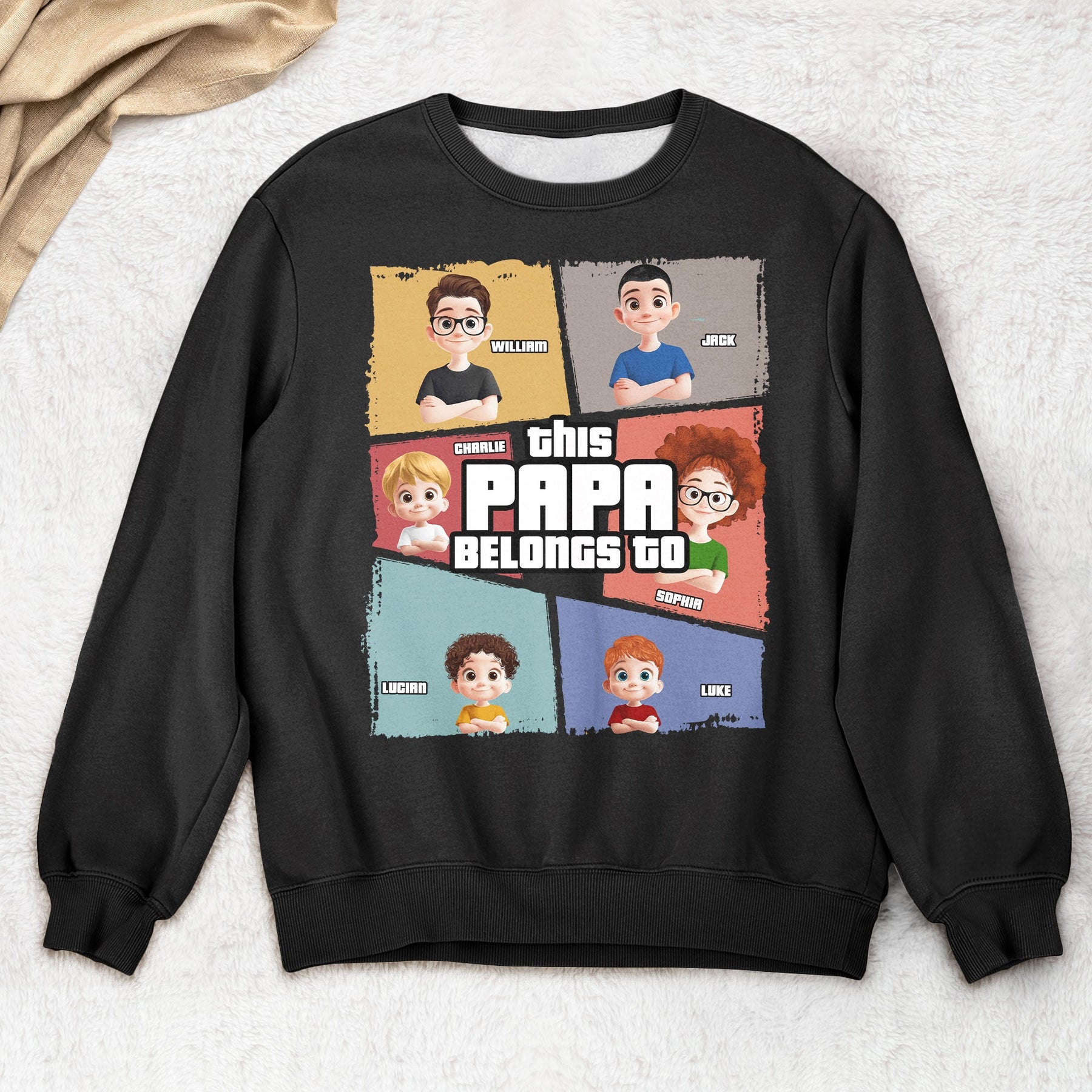 This Grandpa Belongs To - Personalized Shirt - Gift For Grandpa