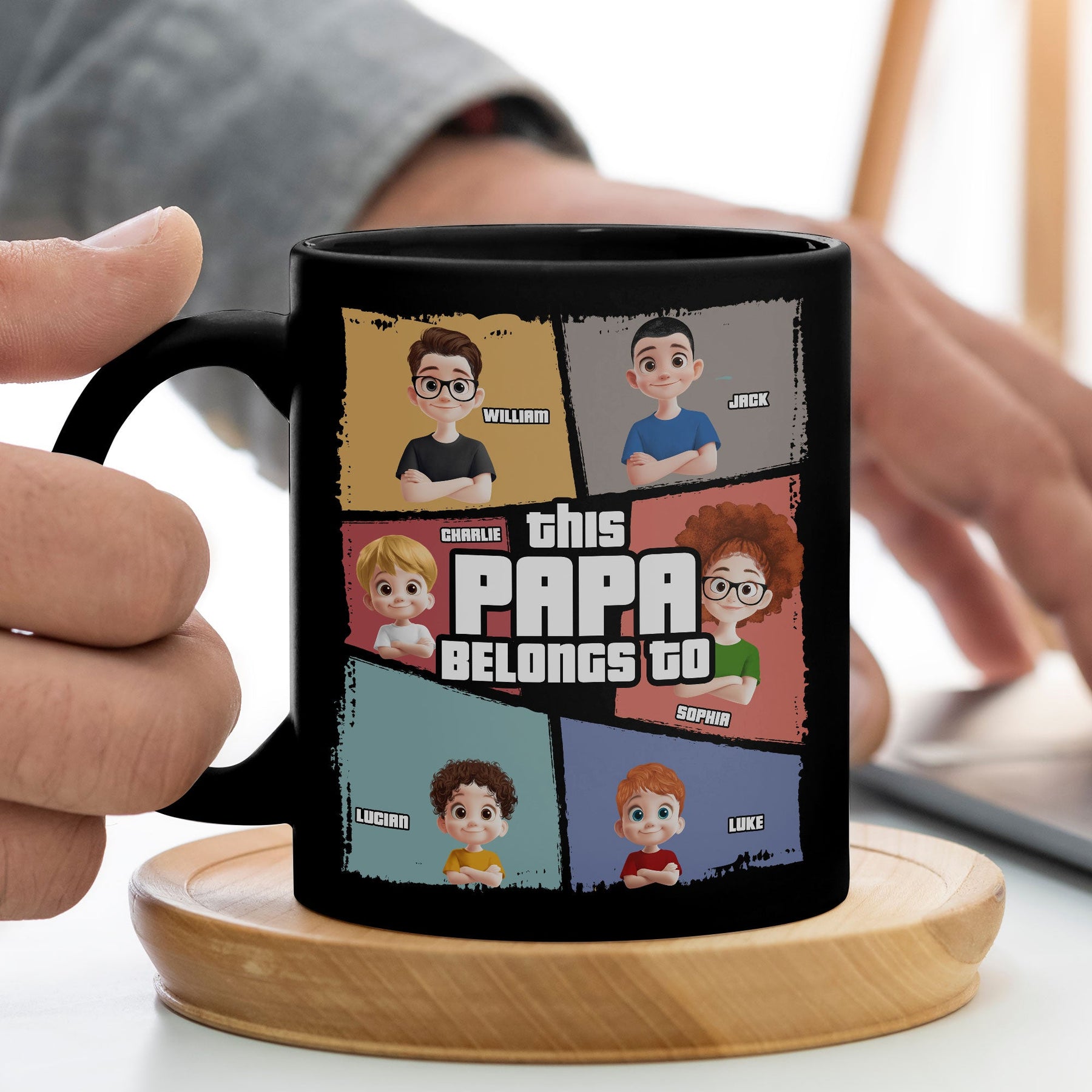 This Papa Belongs To - Custom Father's Day Gift Set