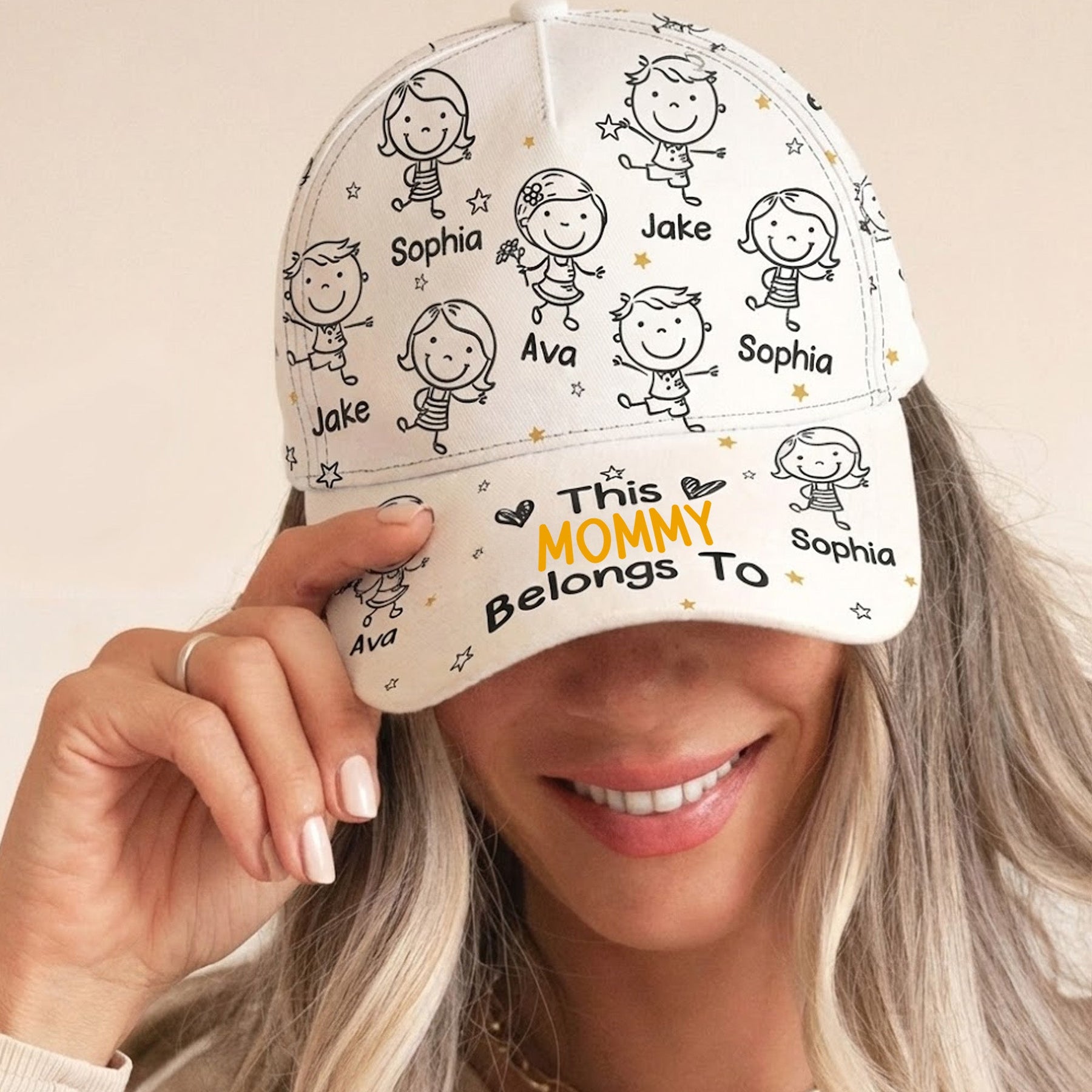 This Grandpa Grandma Mommy Daddy Belongs To Doodle - Personalized Classic Cap
