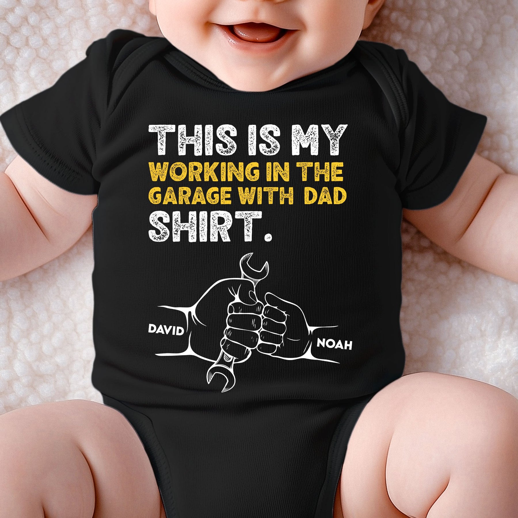 This Is My Garage Shirt - Personalized Matching Shirt And Baby Bodysuit