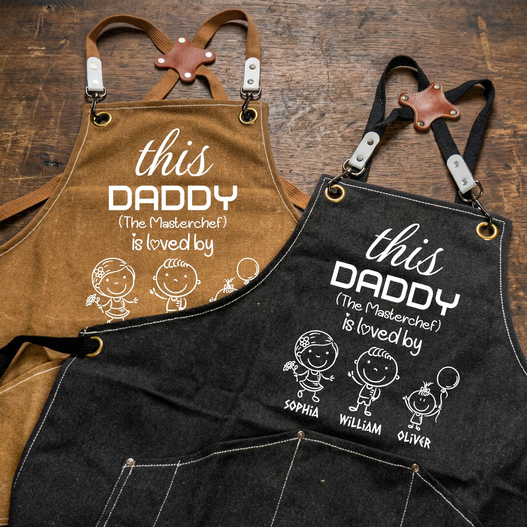 This Daddy Is Loved By Kids - Personalized Apron