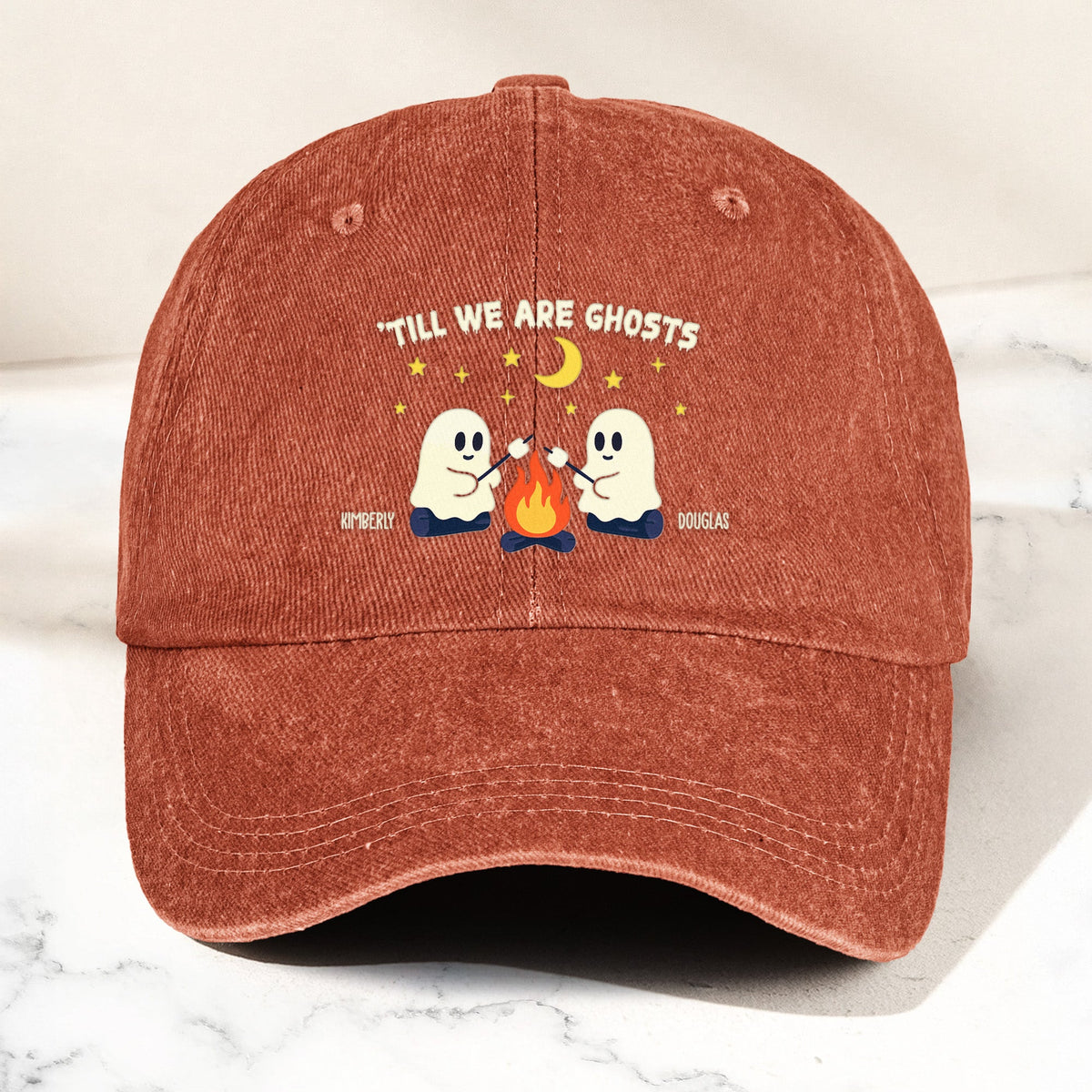 Till We Are Ghosts - Personalized Distressed Denim Cap