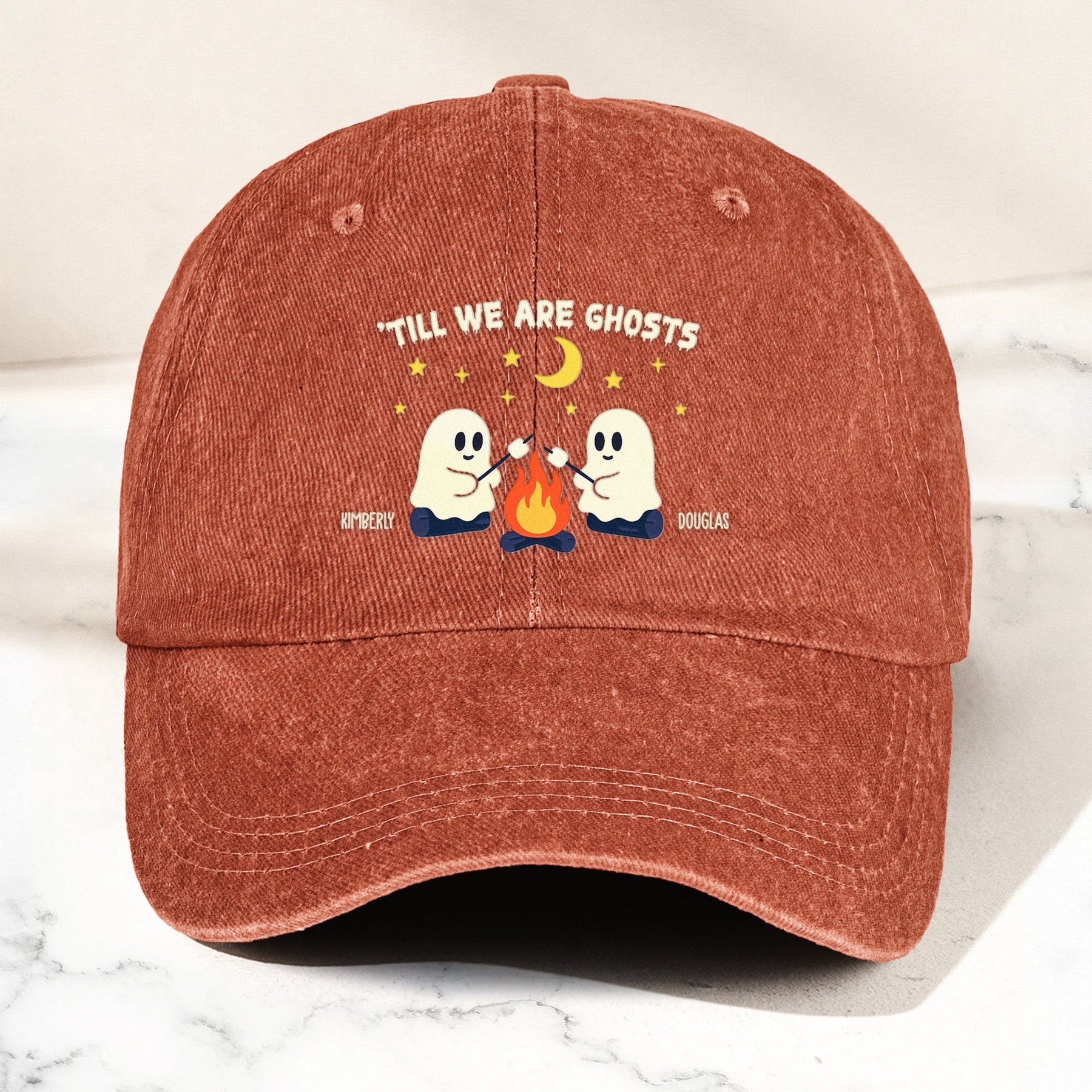 Till We Are Ghosts - Personalized Distressed Denim Cap
