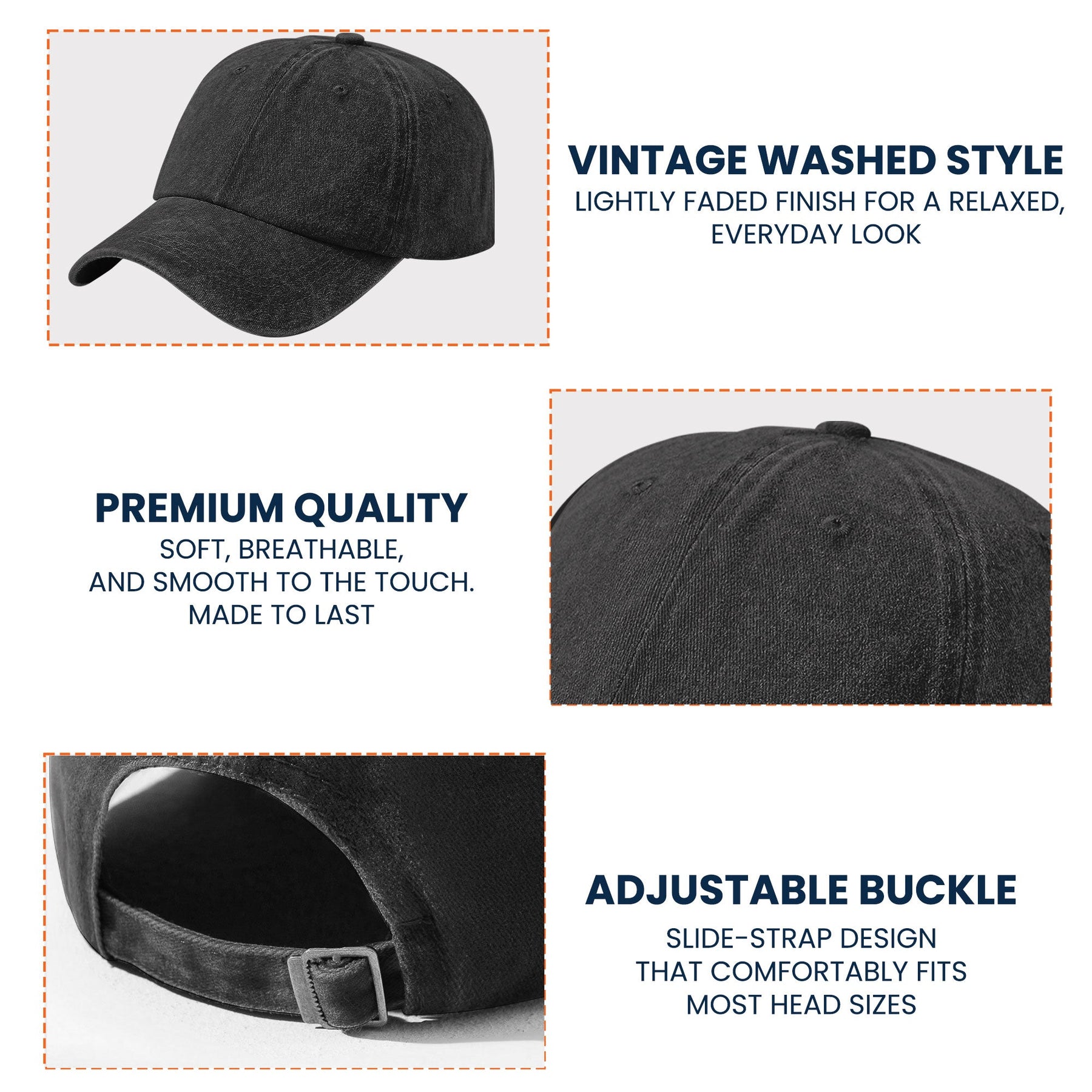 Tiny Furry Overlords - Personalized Distressed Denim Cap