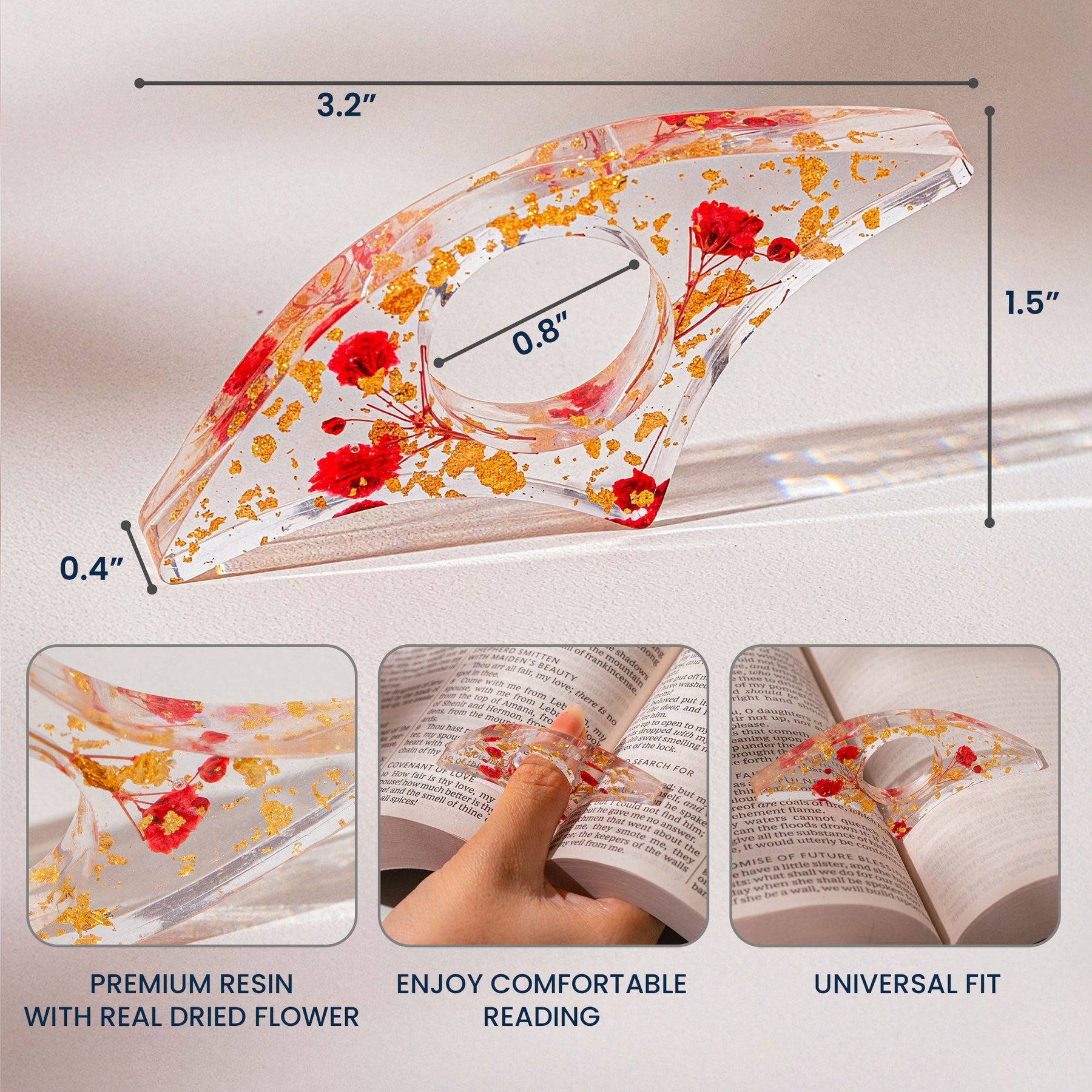 To Many More Chapters Together - Personalized Resin Book Page Holder
