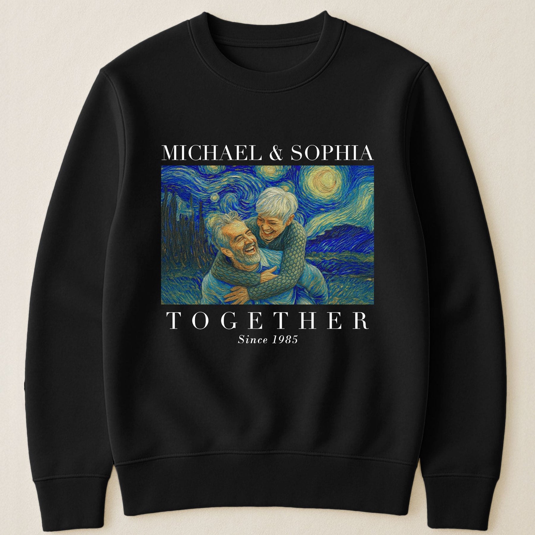 Together Since Couple Shirt Van Gogh Art - Personalized Photo Shirt