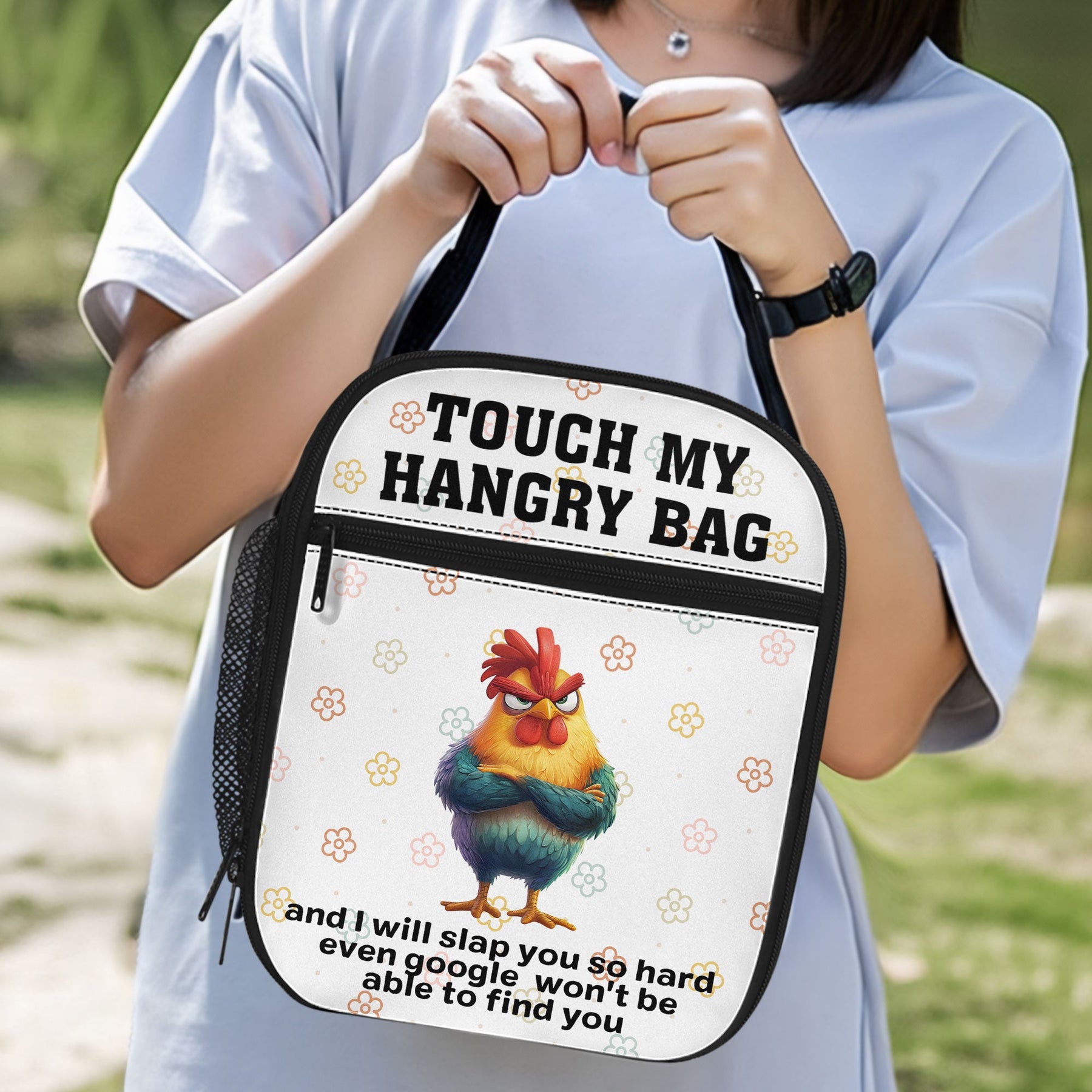 Touch My Hangry Bag - Personalized Lunch Bag