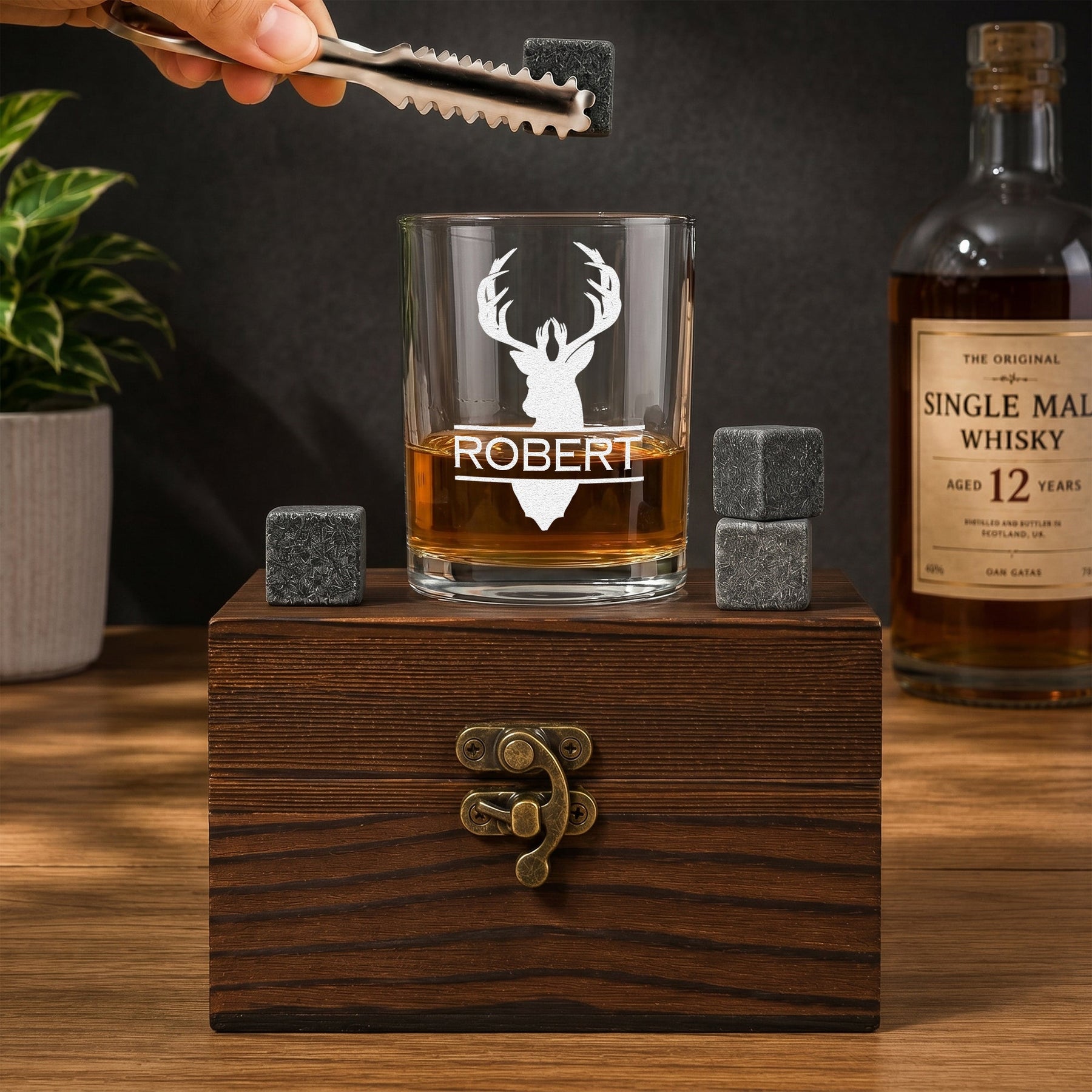 Turns Out I Like You A Lot More Than I Had Originally Planned - Fun Anniversary Gift For Him - Personalized Whiskey Glass Set