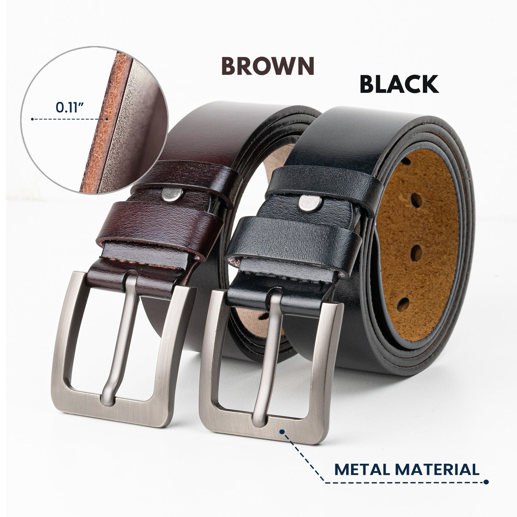 Turns Out I Like You A Lot More Than I Had Originally Planned - Fun Gifts For Him - Personalized Engraved Leather Belt