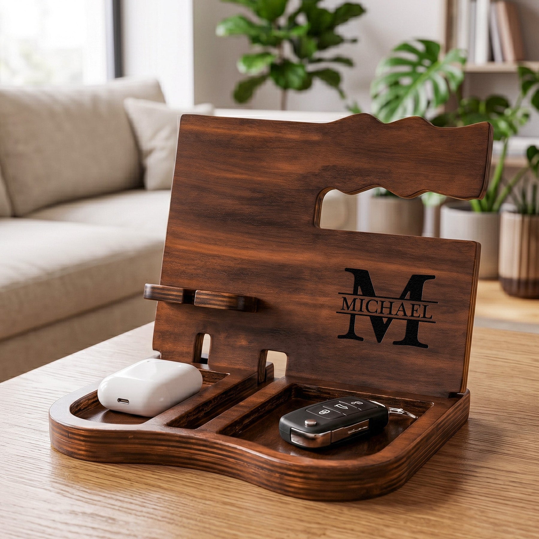 Vintage Monogram - Personalized Desk Organizer