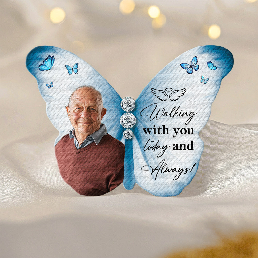 Walking With You Today & Always Wedding Bridal Keepsake - Personalized Brooch