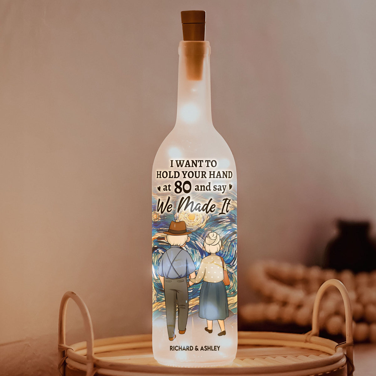 We Made It - Personalized Bottle Lamp