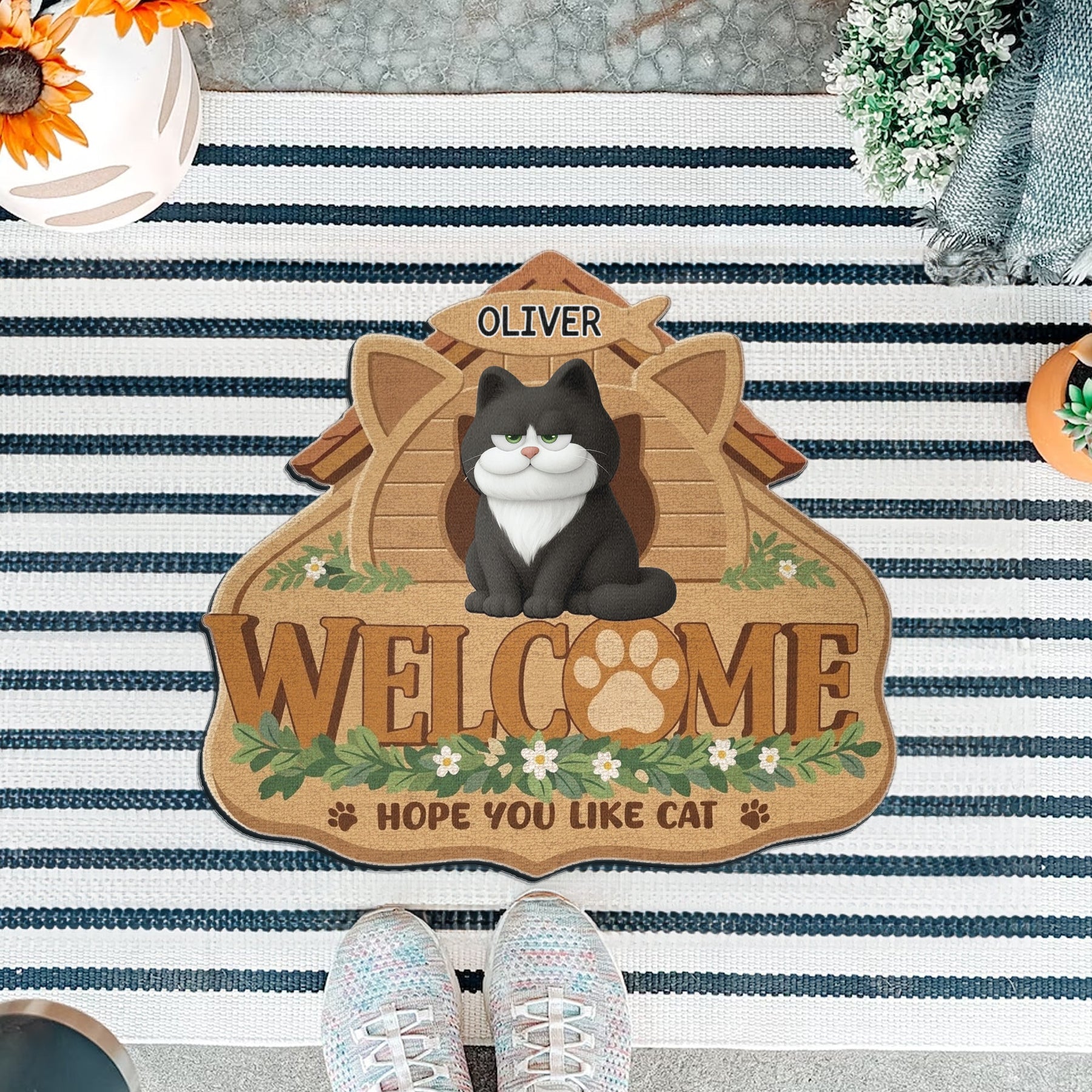 Welcome Home For Pet Lovers - Personalized Doormat