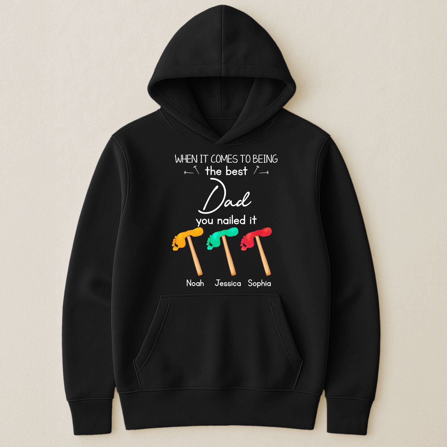 When It Comes To Being The Best Dad You Nailed It - Personalized Shirt