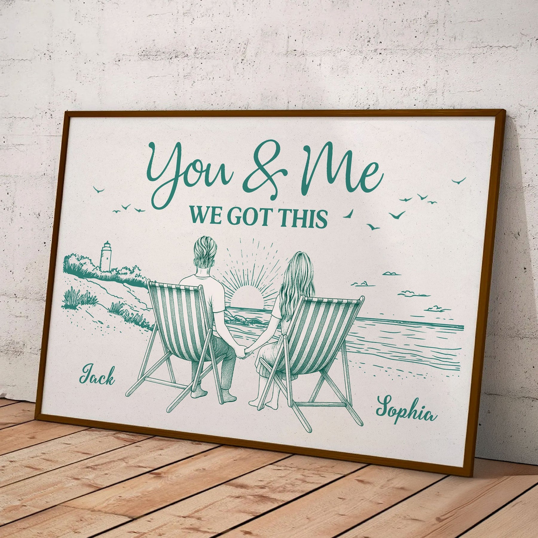 You And Me We Got This Retro Style - Personalized Poster