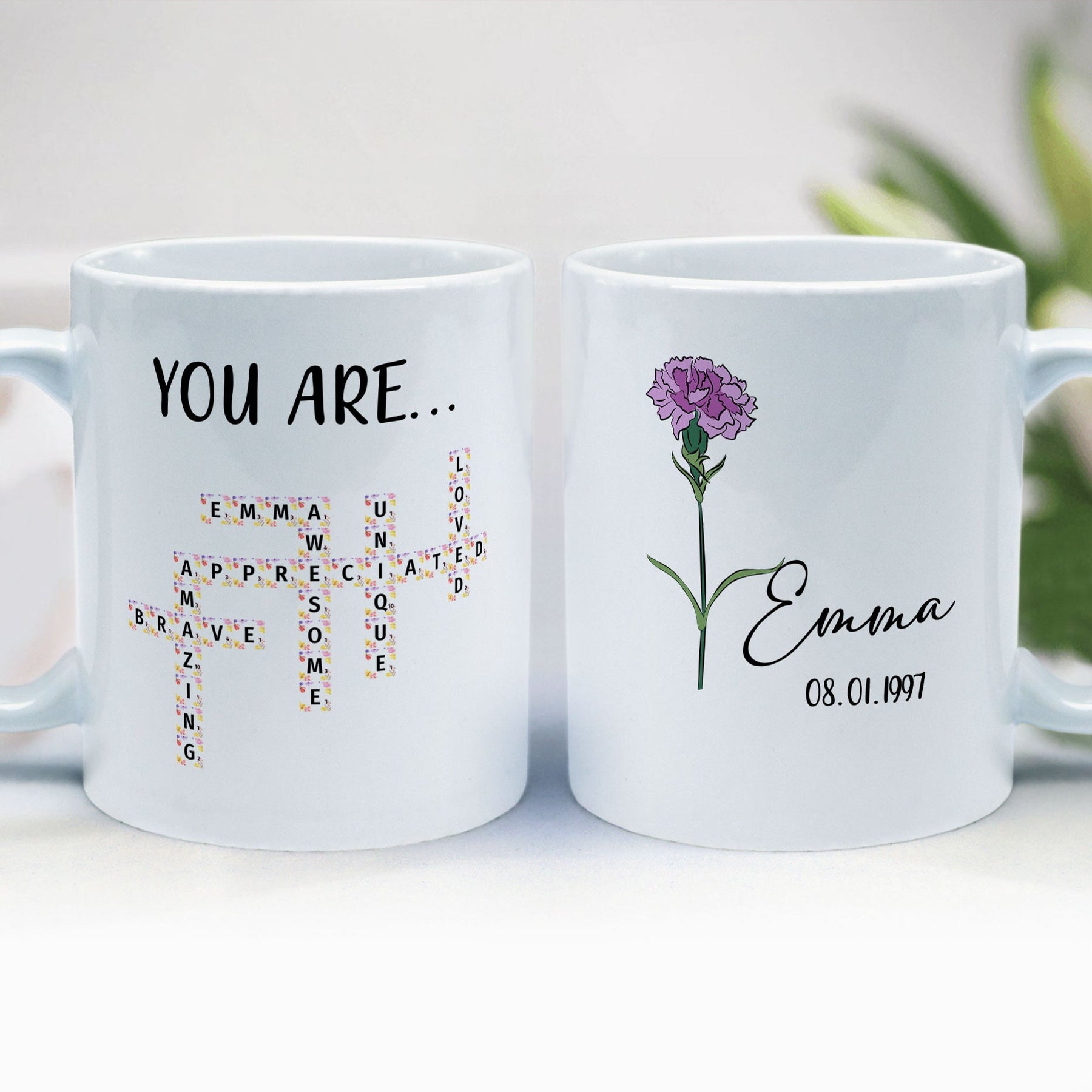 You Are Appreciated Scrabble Affirmation - Personalized Mug