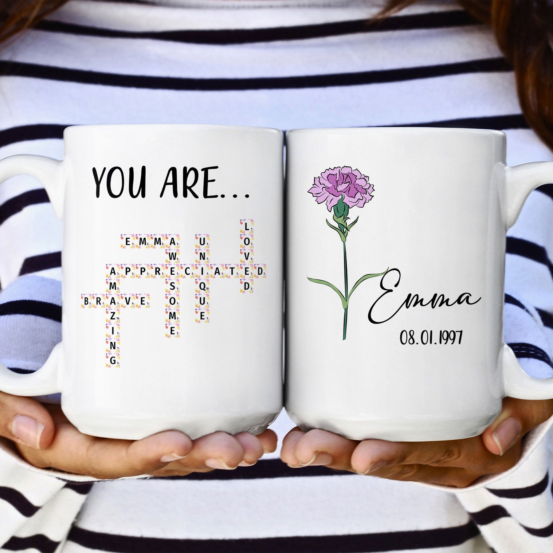 You Are Appreciated Scrabble Affirmation - Personalized Mug