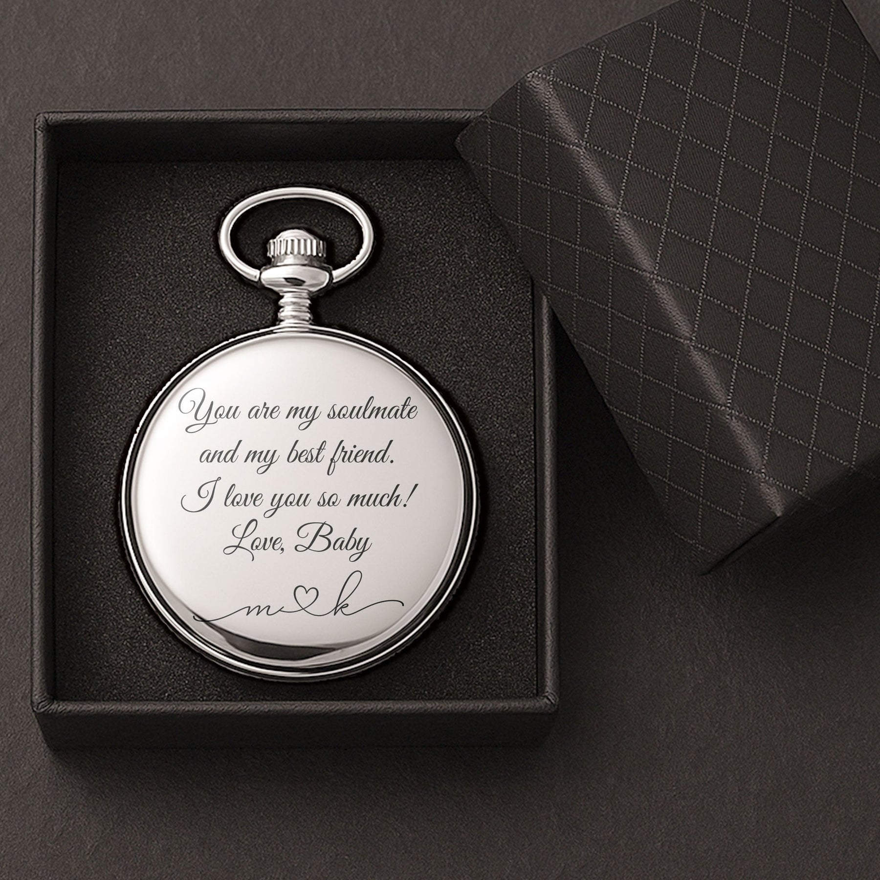 You Are My Soulmate I Love You - Personalized Pocket Watch