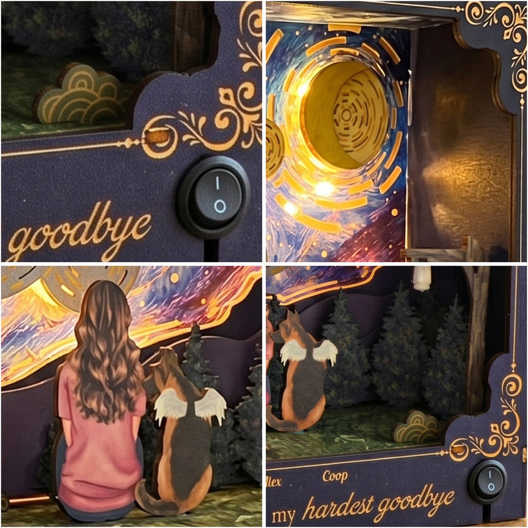 You Were My Favorite Hello And My Hardest Goodbye - Personalized DIY Book Nook Kit