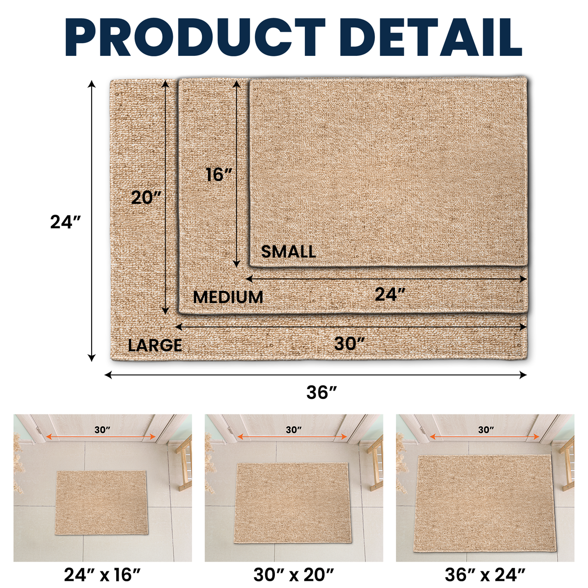 Merry Christmas Ya Filthy Animal Custom Family Photo - Personalized Doormat