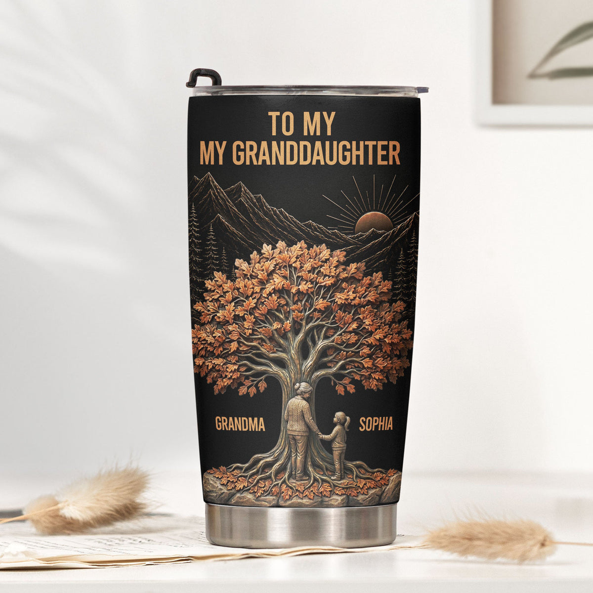 My Greatest Little Blessing Gift For Granddaughter Grandson - Personalized Tumbler