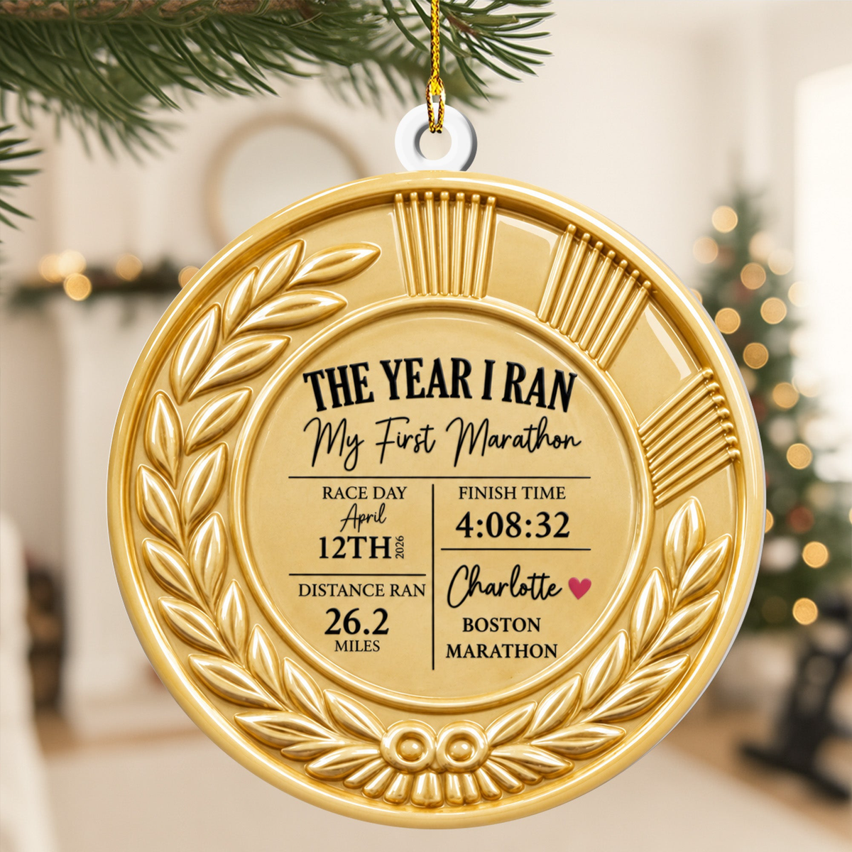 My Running Moment - Personalized Ornament