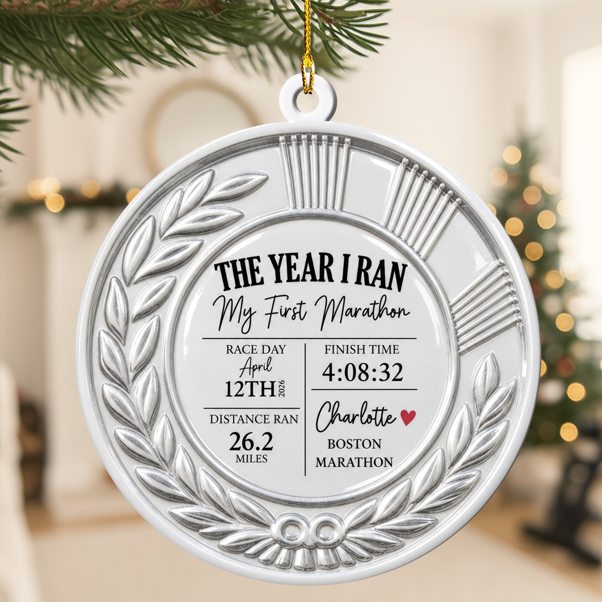 My Running Moment - Personalized Ornament