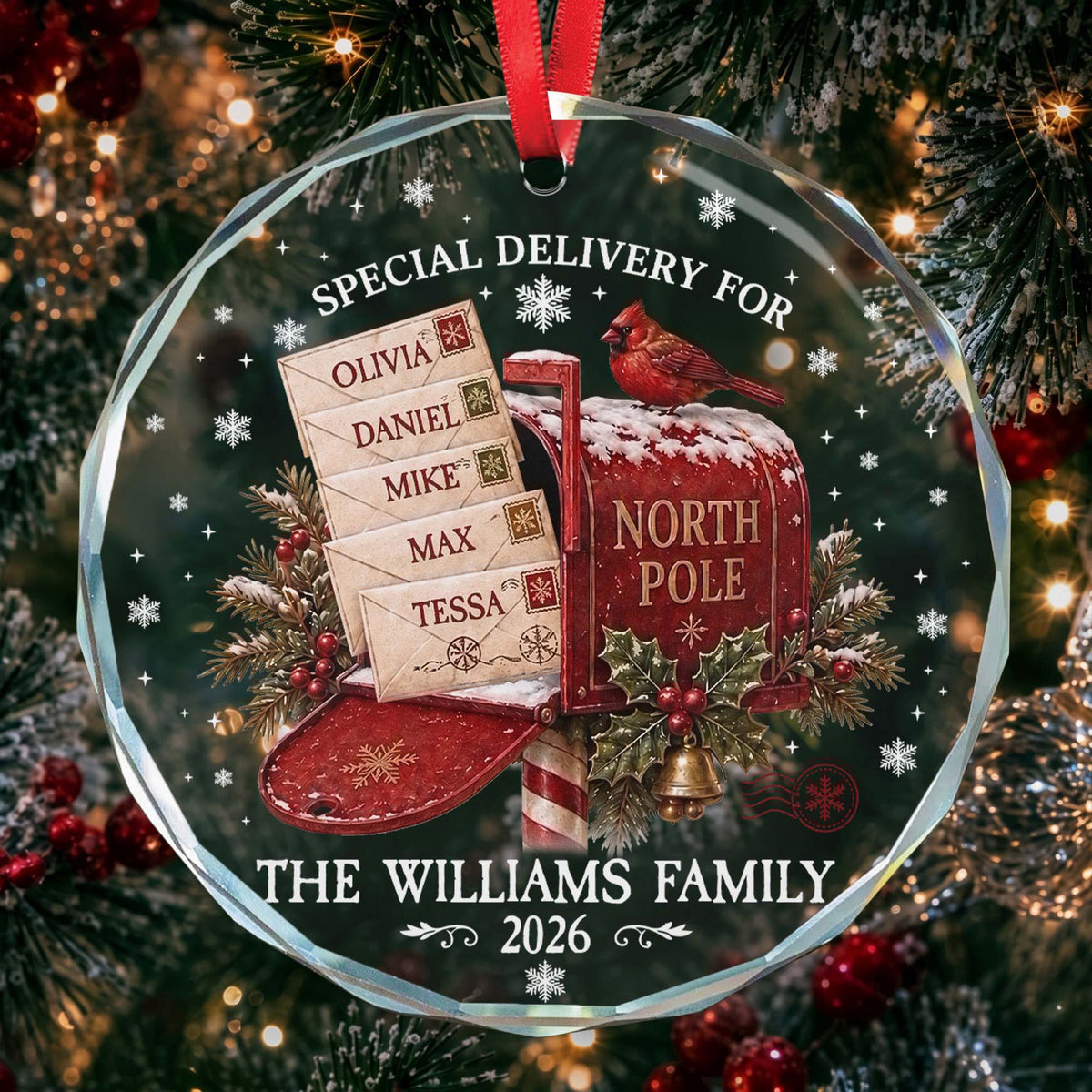 north-pole-custom-family-name-christmas-gifts-glass-personalized-ornament-1