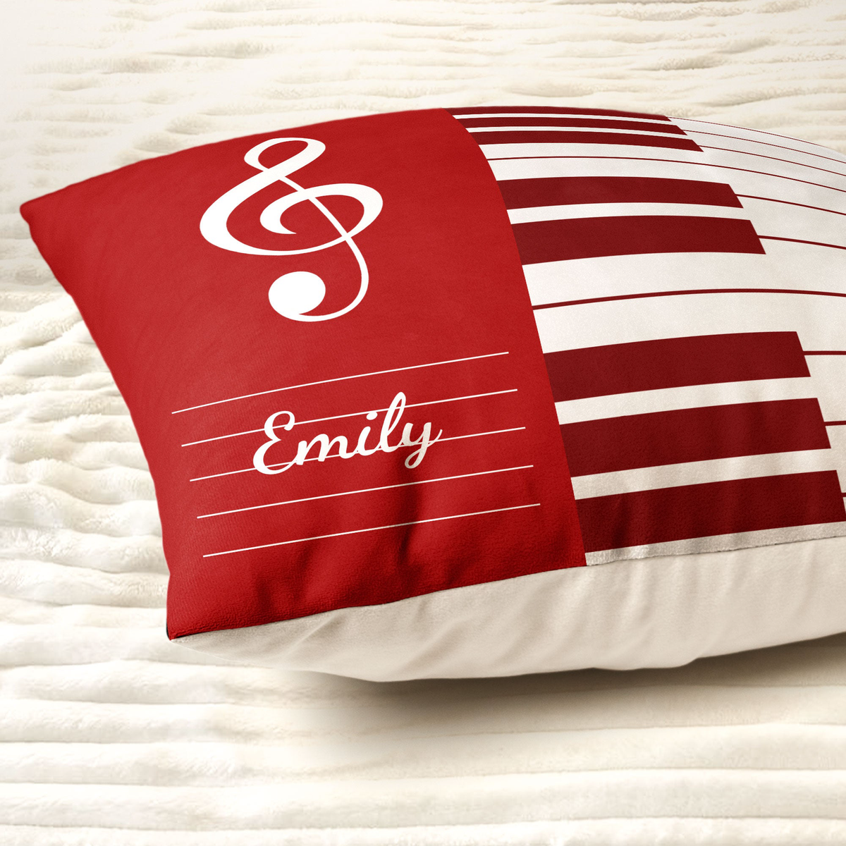 Piano, Keyboard Music Custom Name, Gift For Musician, Pianist, Composers - Personalized Pillow